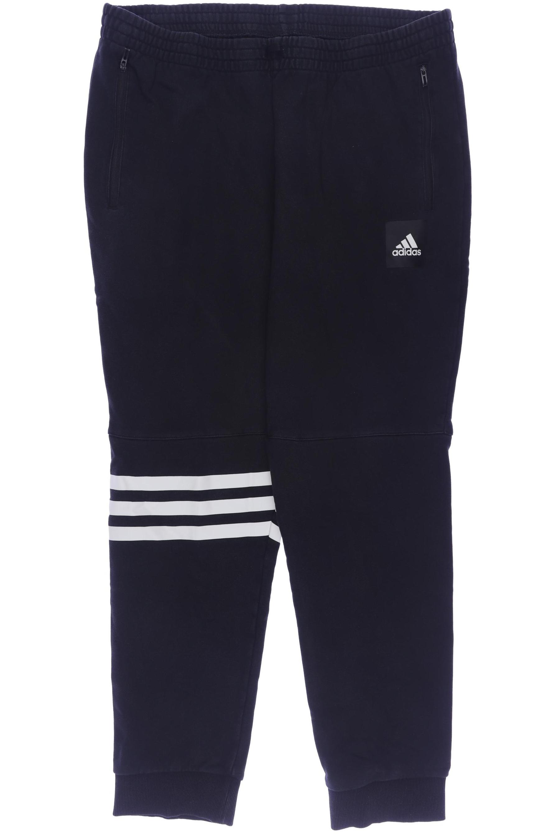 

adidas Herren Stoffhose, schwarz, Gr. 0