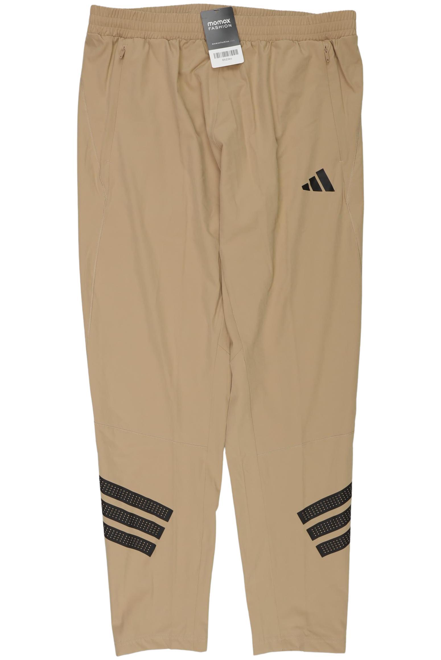 

adidas Herren Stoffhose, beige, Gr. 0
