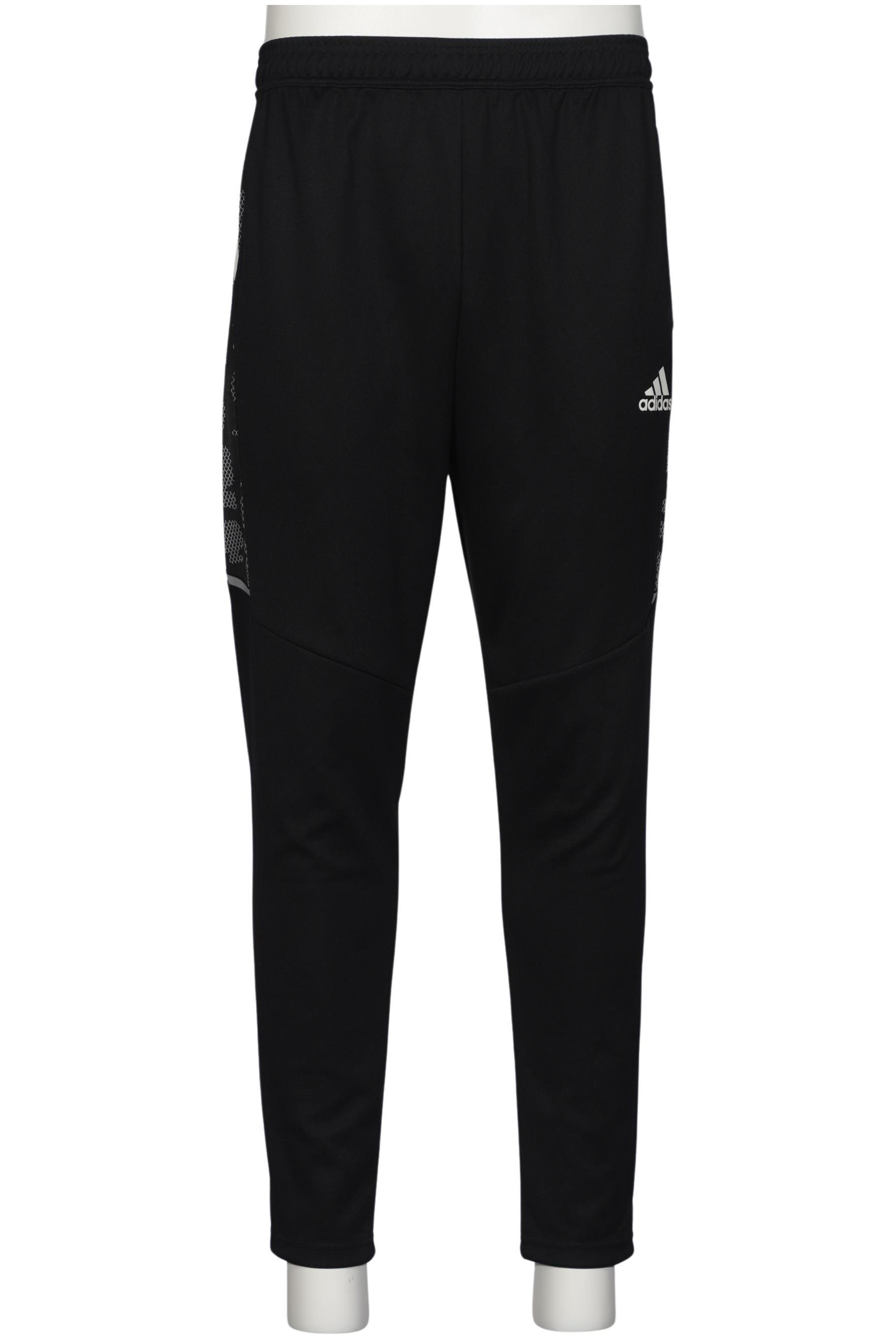 

adidas Herren Stoffhose, schwarz, Gr. 0