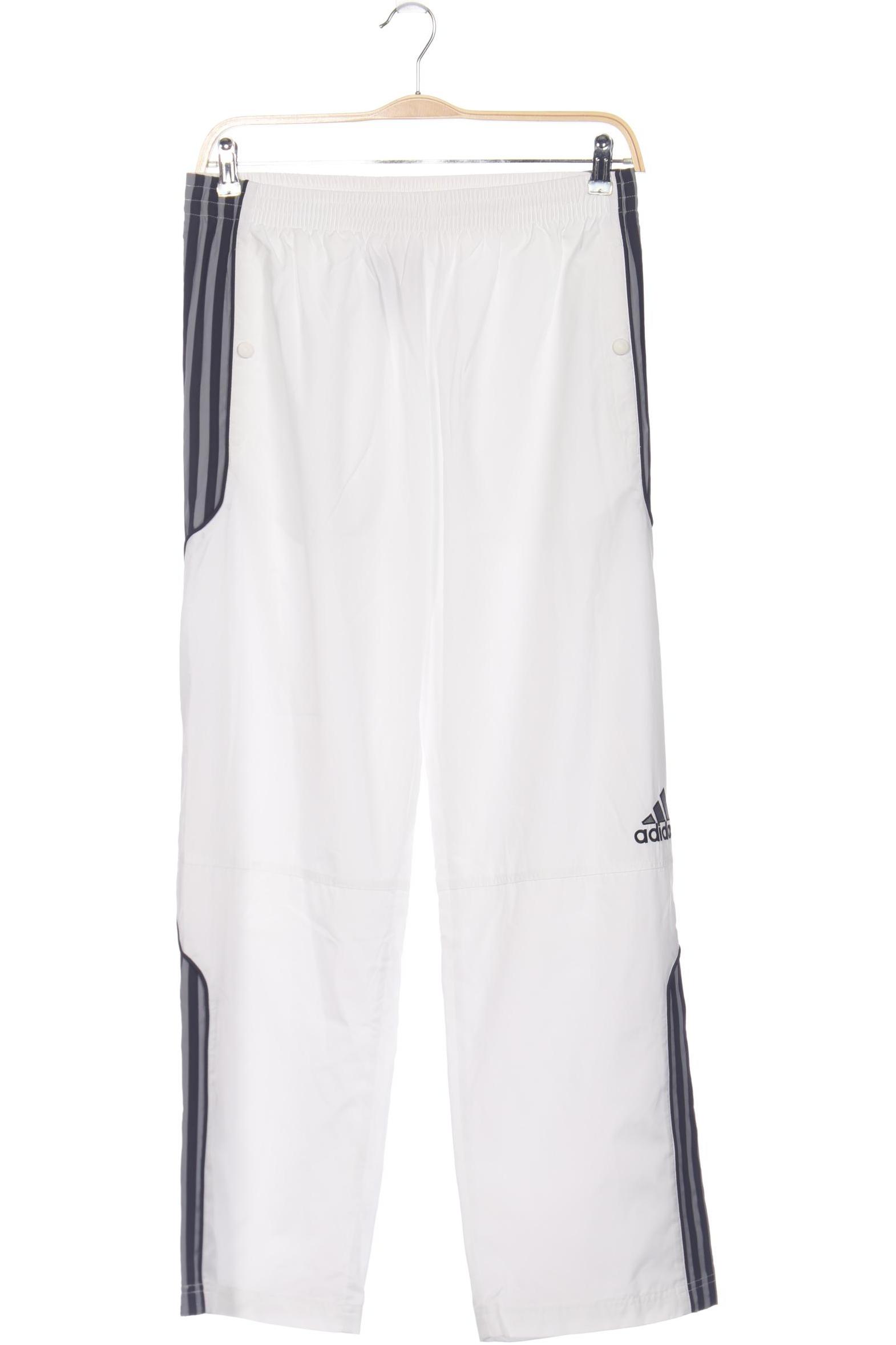 

adidas Herren Stoffhose, weiß, Gr. 0