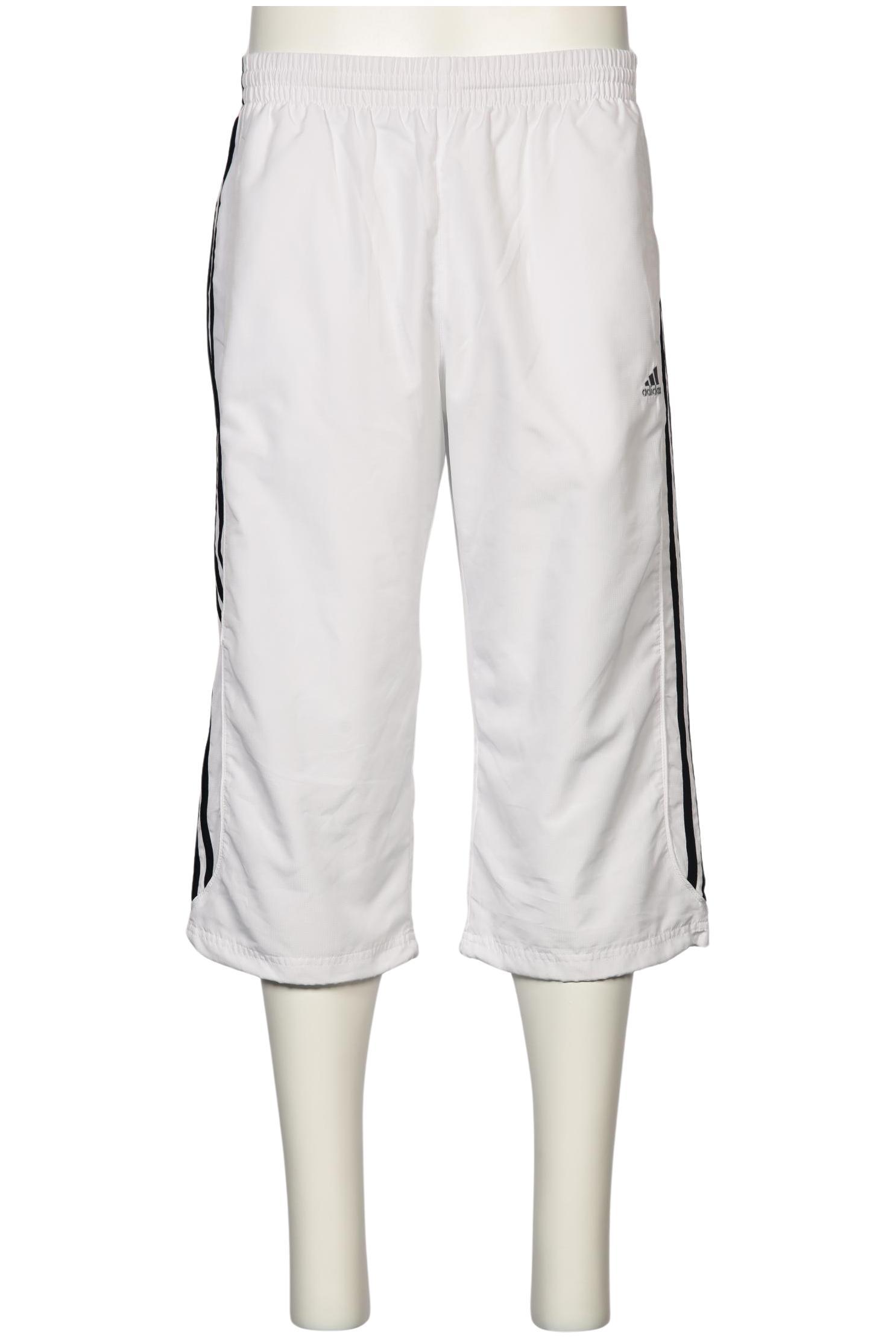 

adidas Herren Stoffhose, weiß, Gr. 0