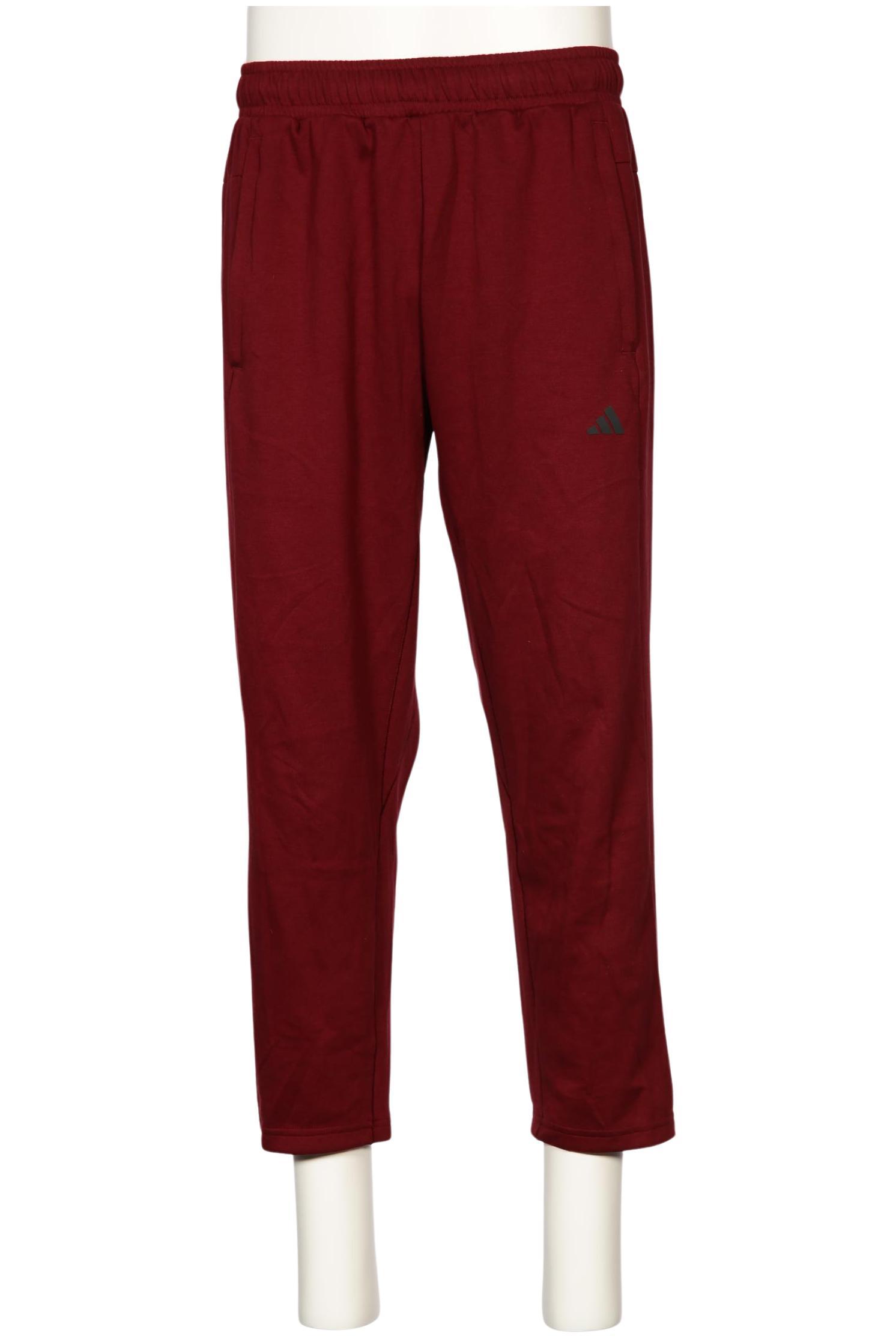 

adidas Herren Stoffhose, rot, Gr. 0