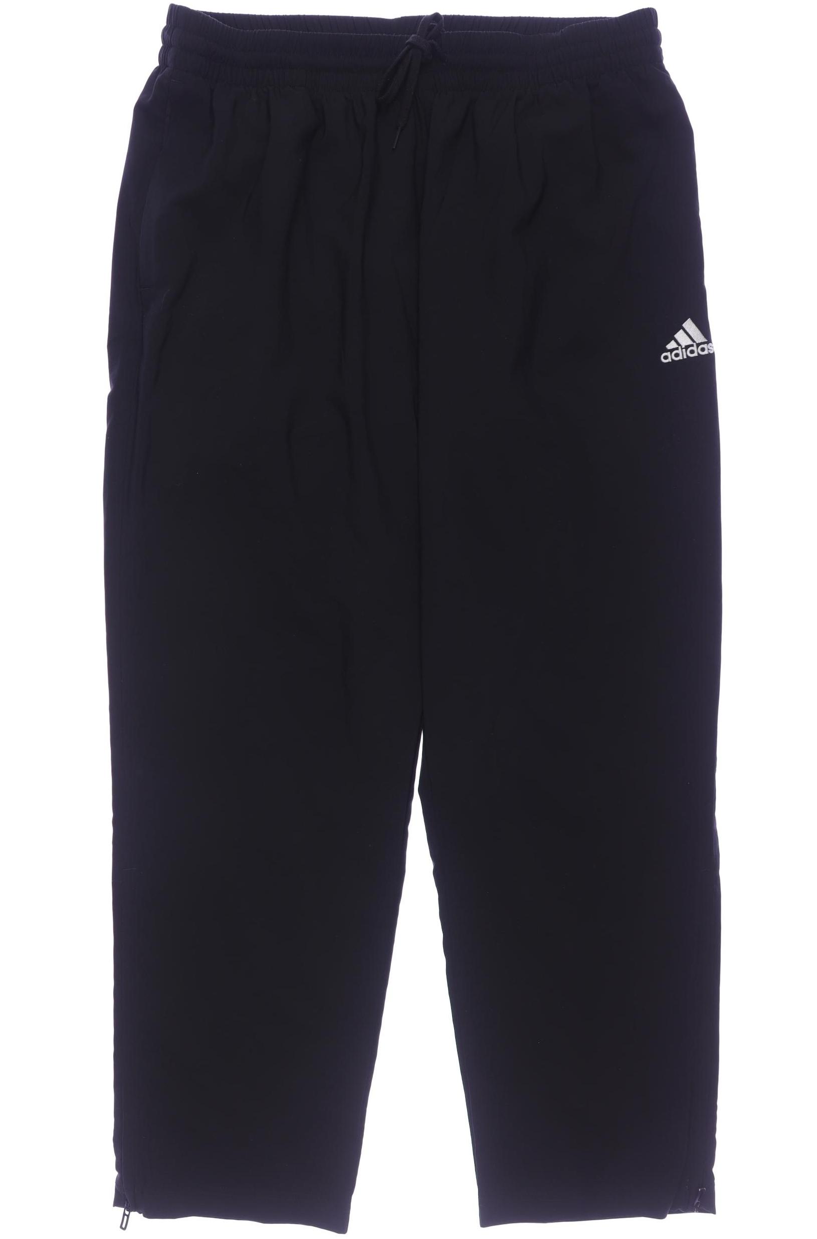 

adidas Herren Stoffhose, schwarz, Gr. 0