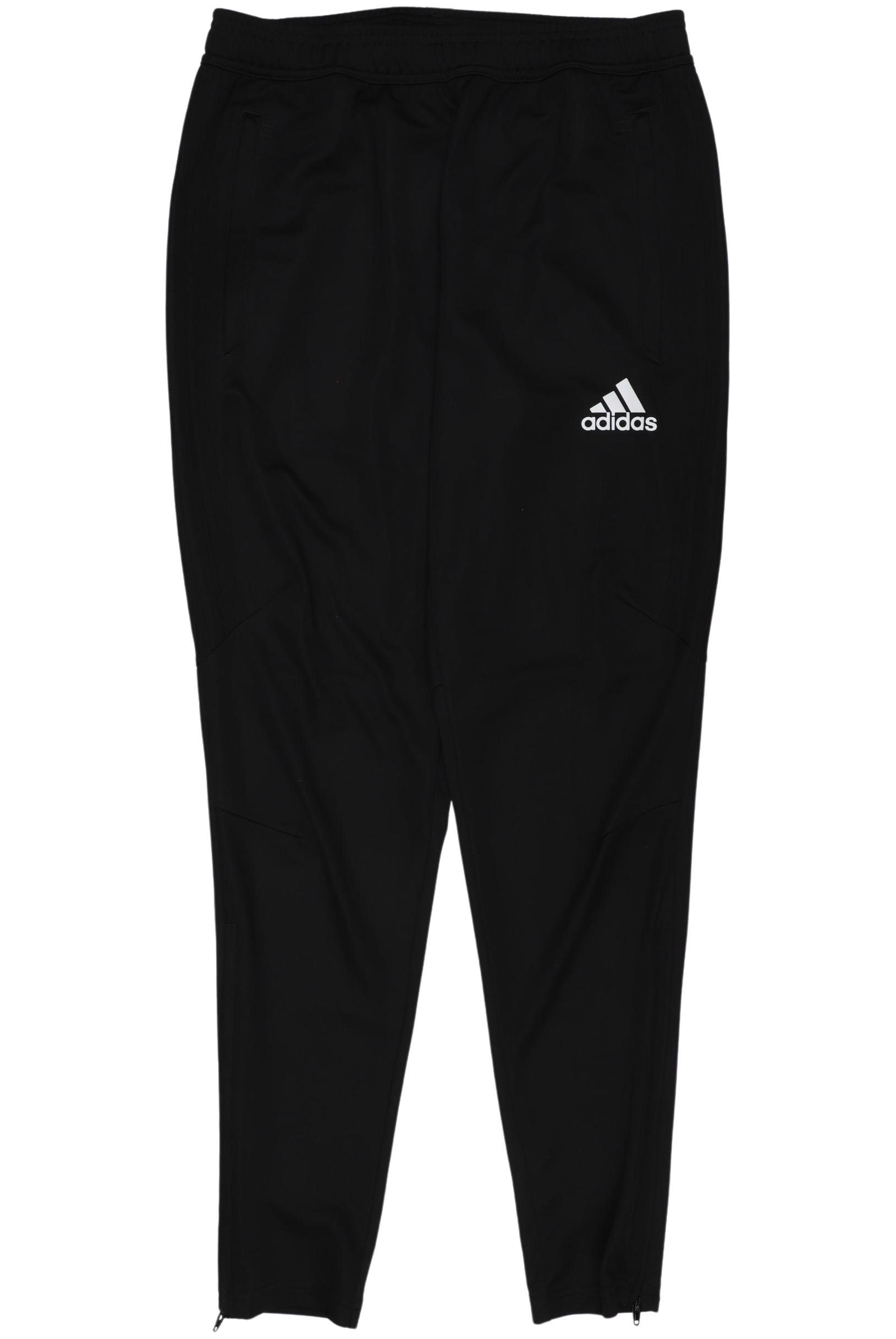 

adidas Herren Stoffhose, schwarz, Gr. 0