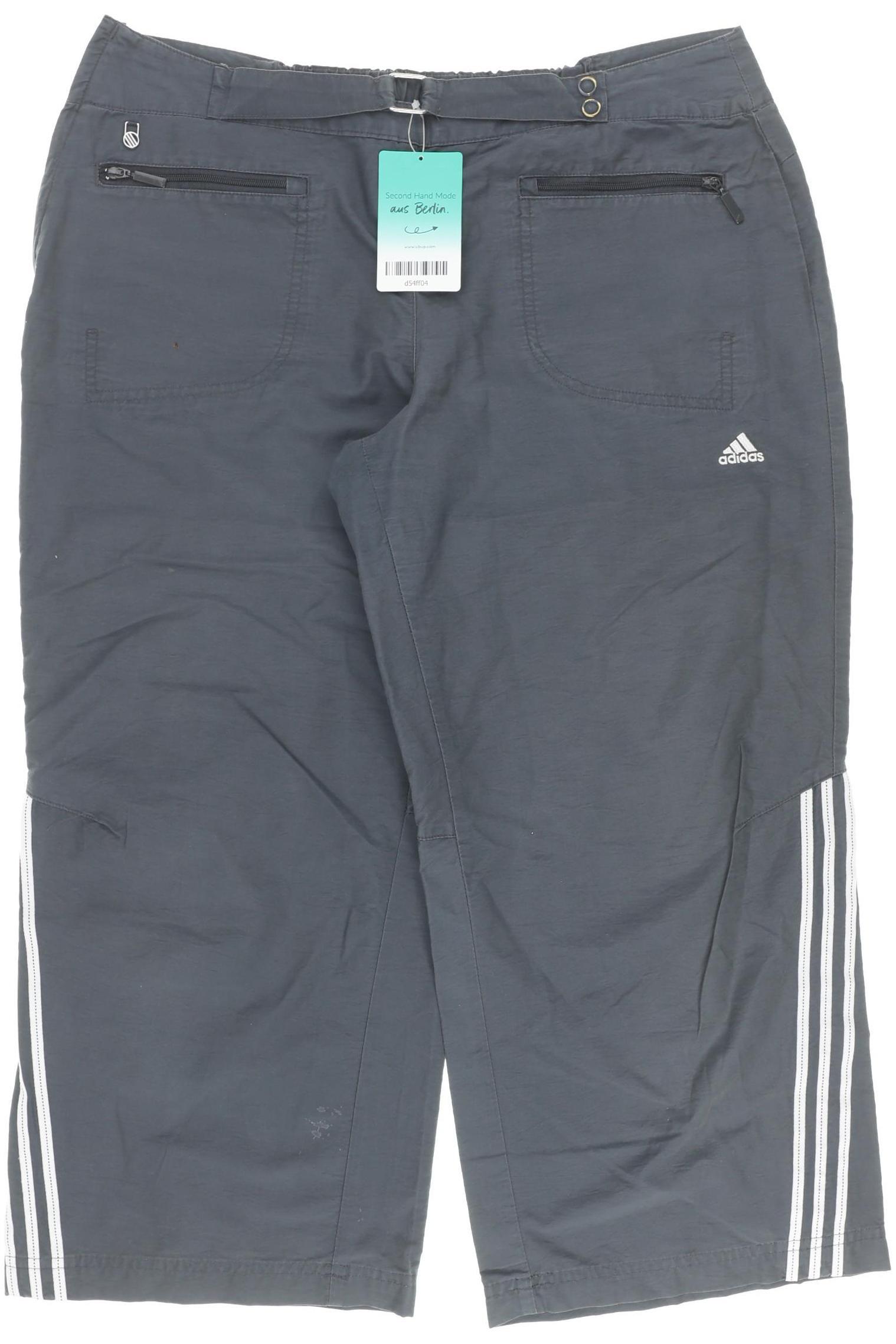 

adidas Damen Stoffhose, grau, Gr. 40