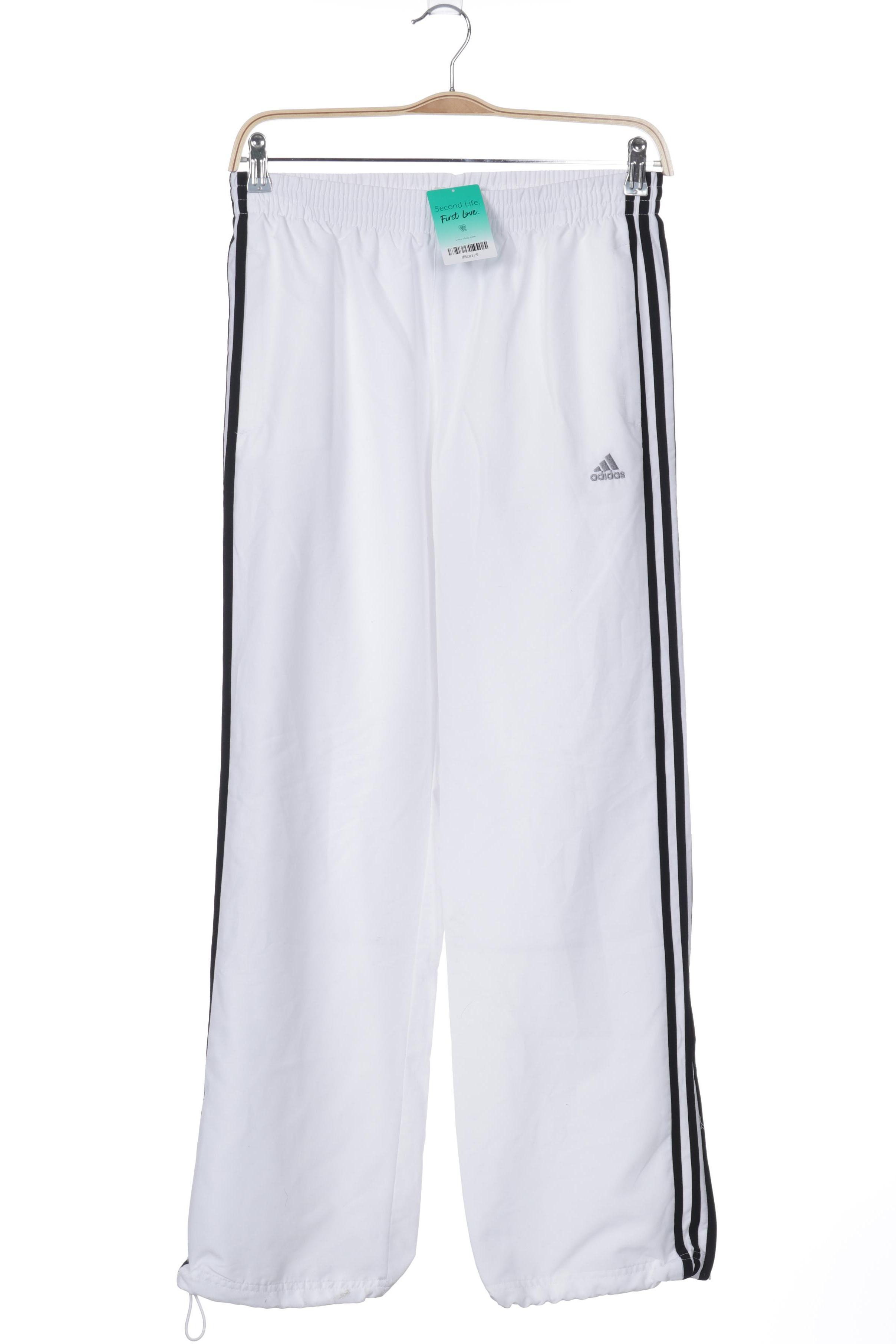 

adidas Herren Stoffhose, weiß, Gr.