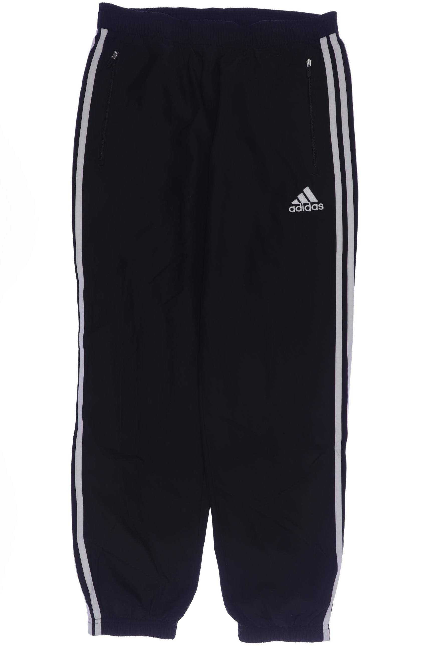 

adidas Herren Stoffhose, schwarz, Gr. 0