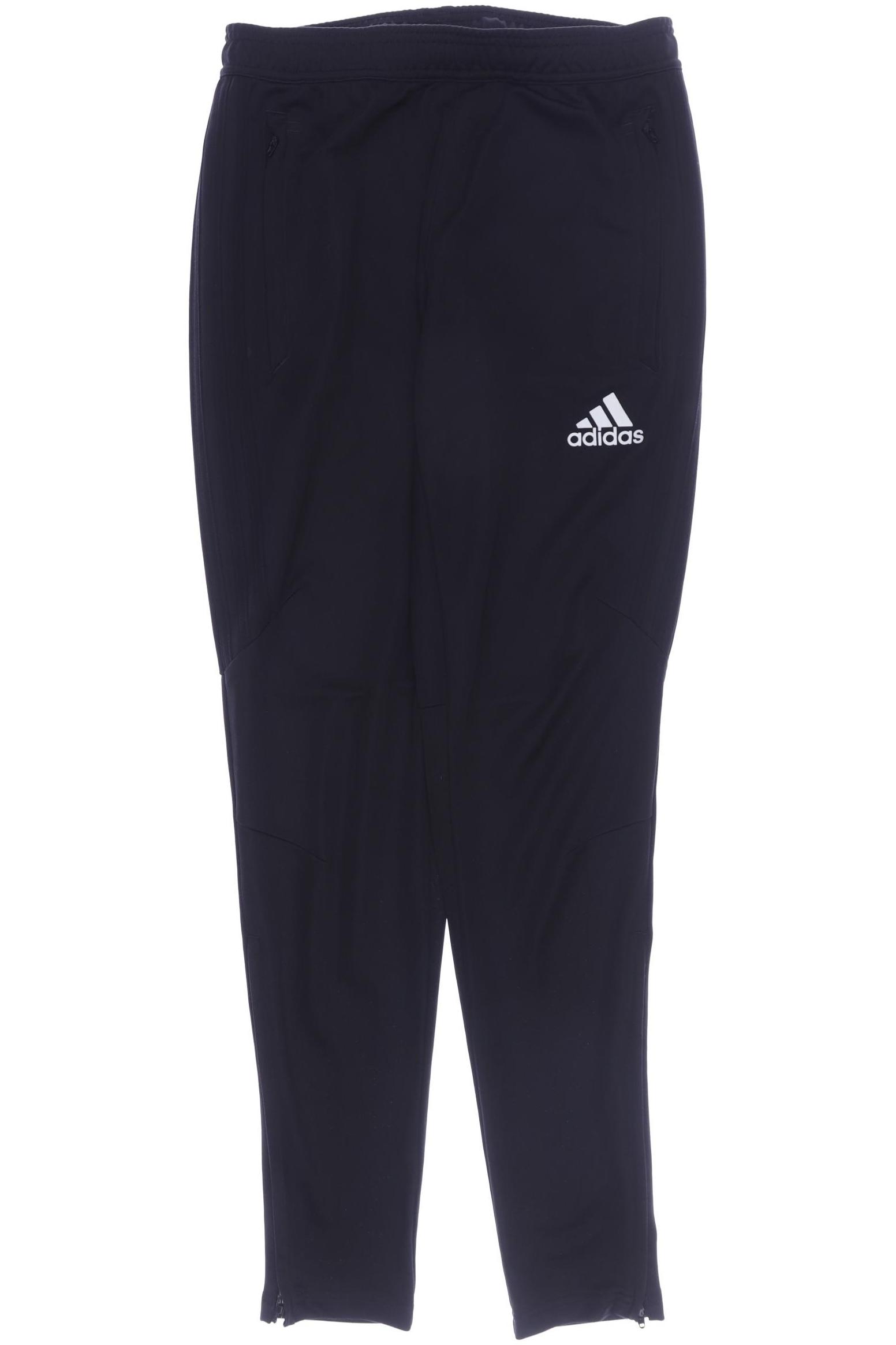 

adidas Herren Stoffhose, schwarz, Gr. 0