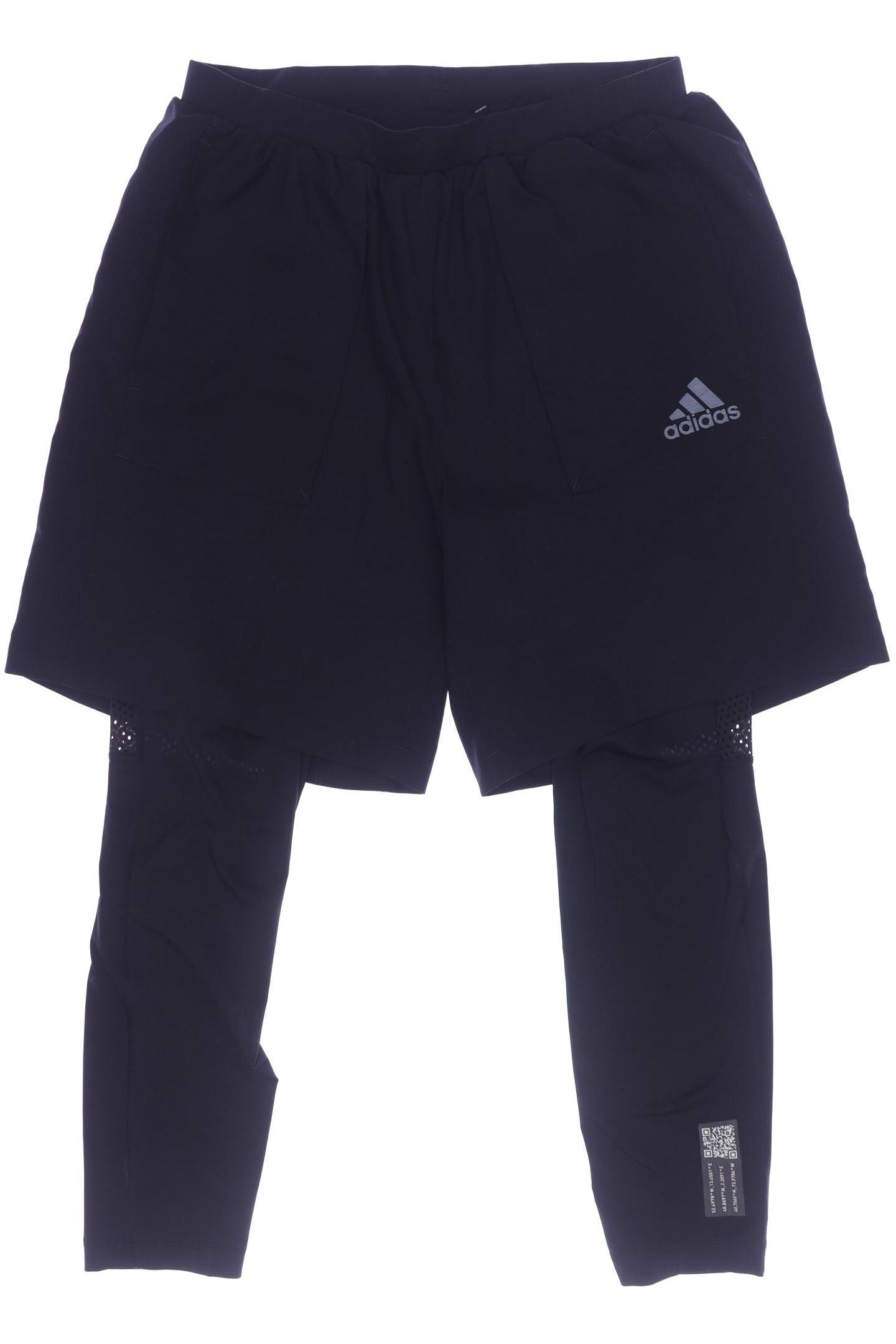 

adidas Herren Stoffhose, schwarz, Gr. 0
