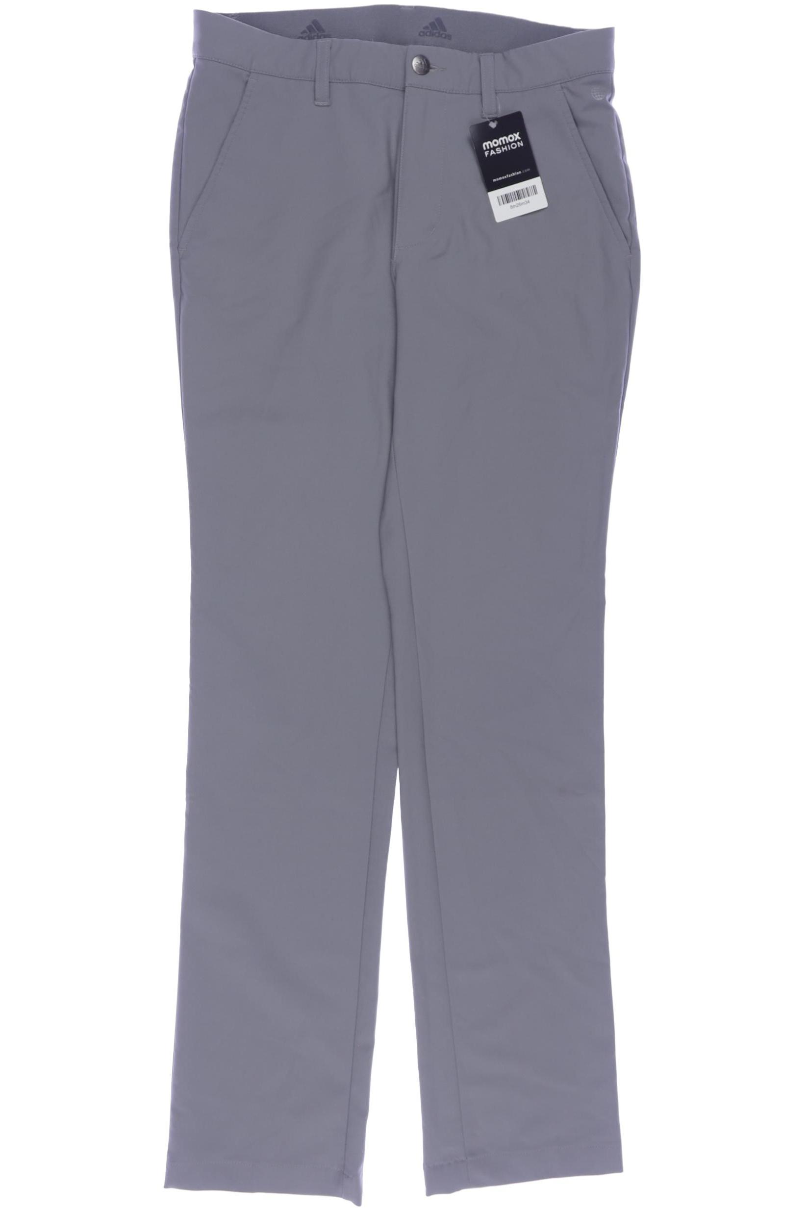 

adidas Herren Stoffhose, grau, Gr. 28