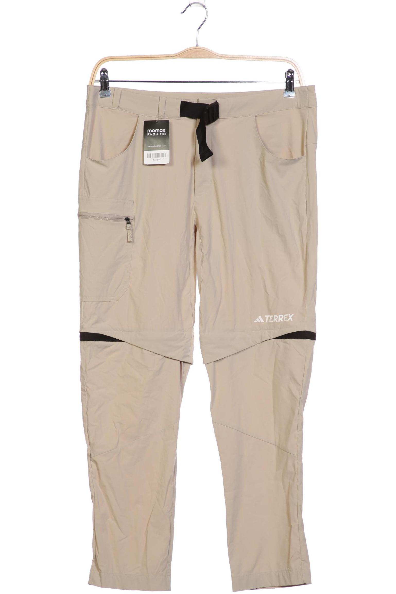 

adidas Herren Stoffhose, beige, Gr. 0