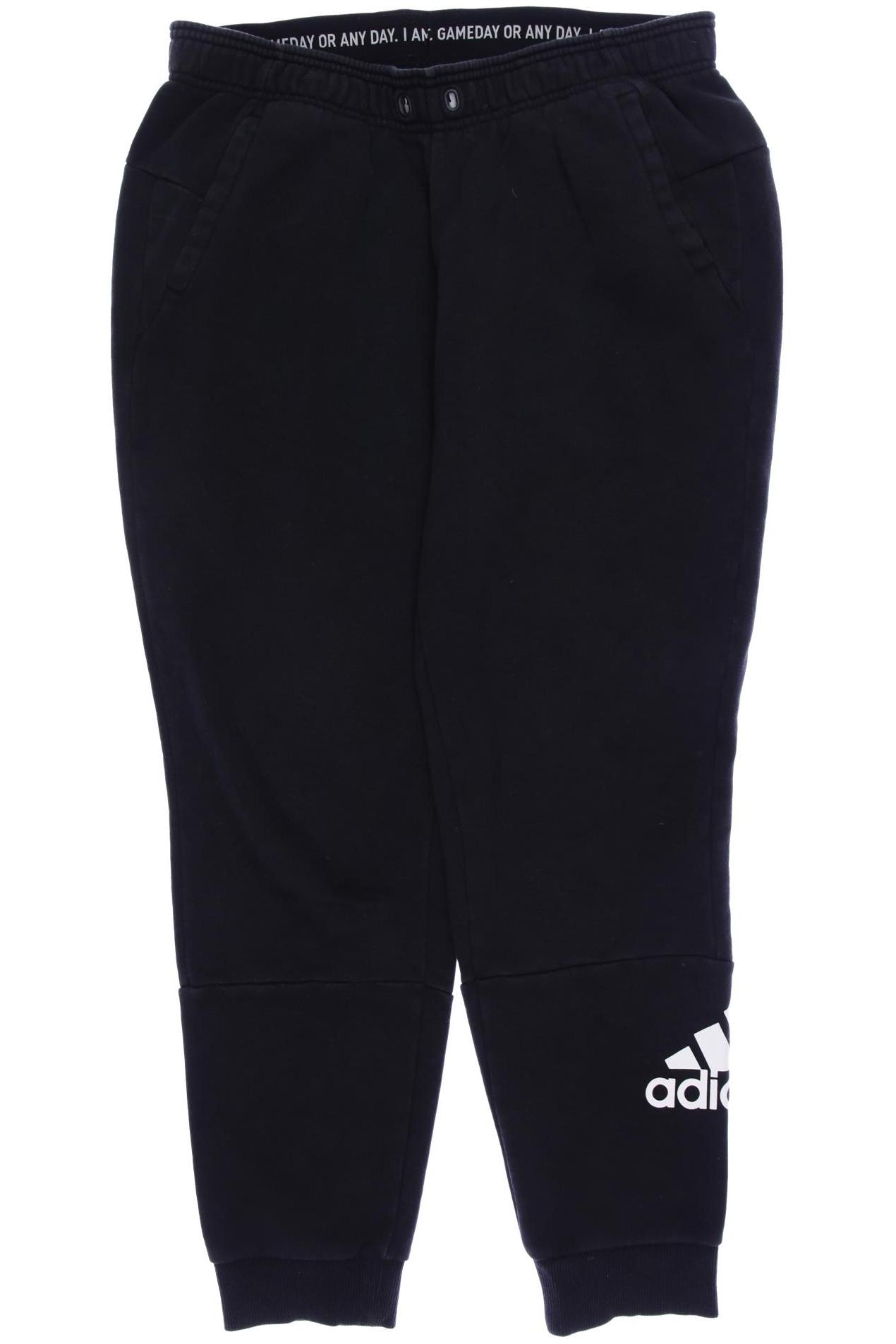 

adidas Herren Stoffhose, schwarz, Gr. 0