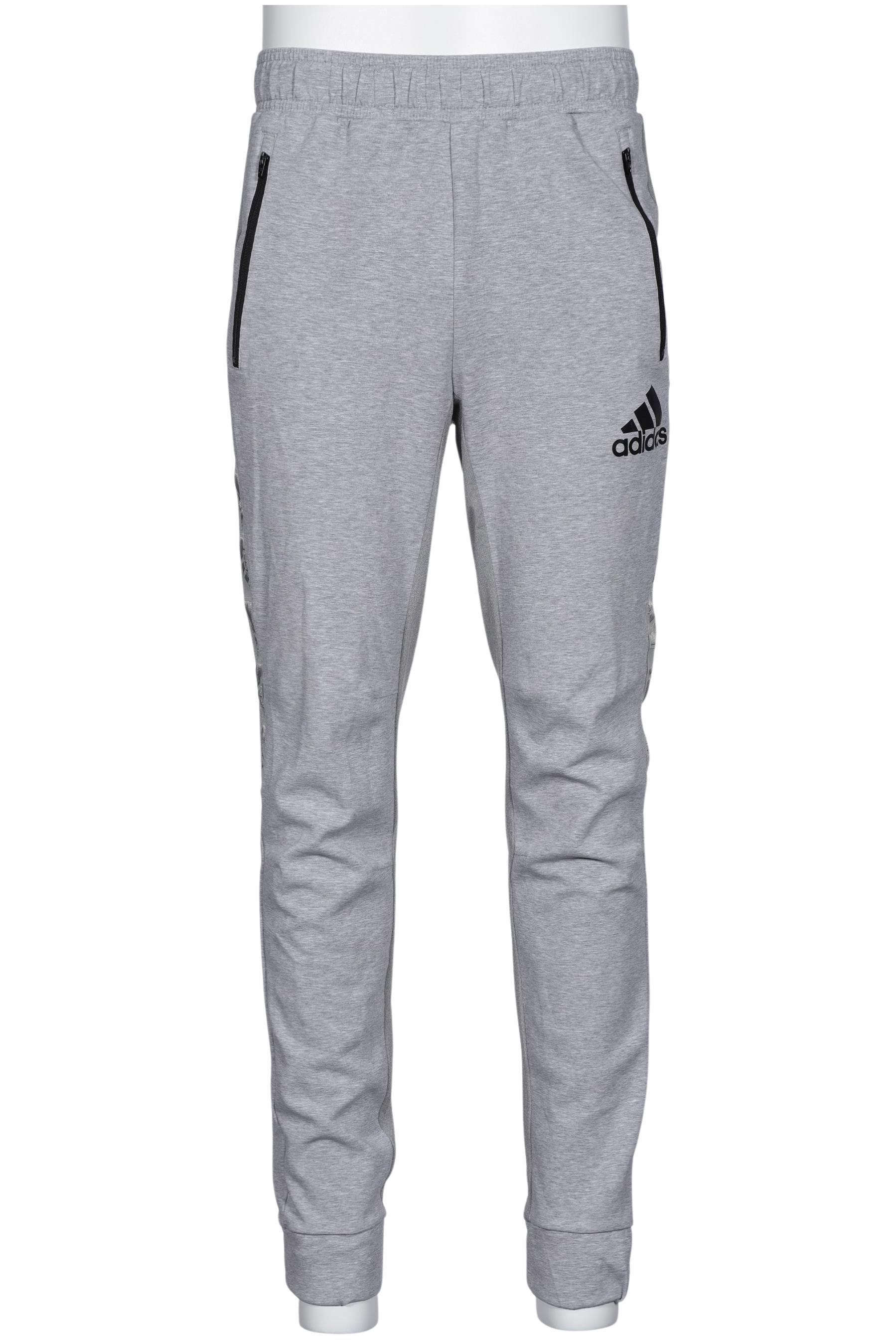 

adidas Herren Stoffhose, grau, Gr. 0