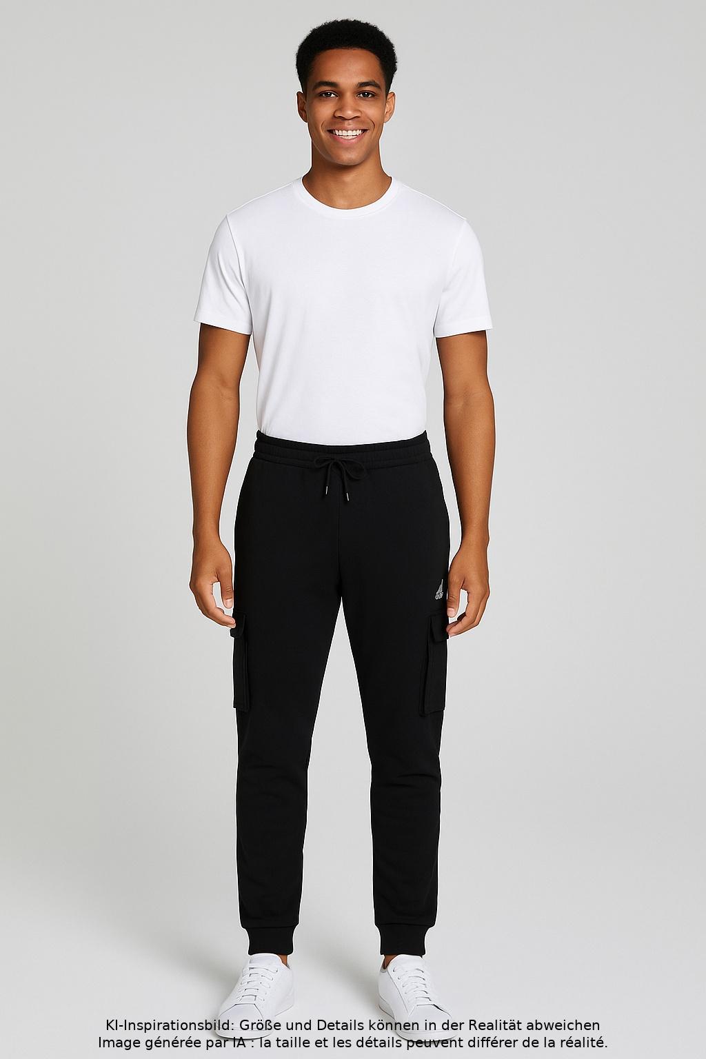 

adidas Herren Stoffhose, schwarz, Gr. 0