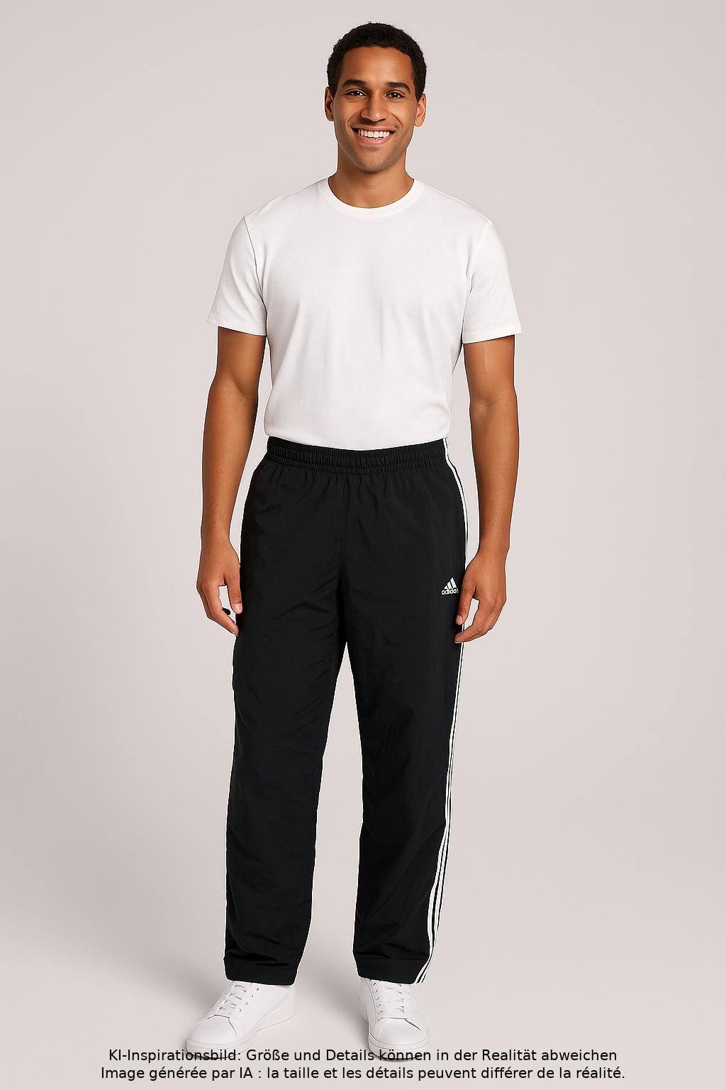 

adidas Herren Stoffhose, schwarz, Gr. 30