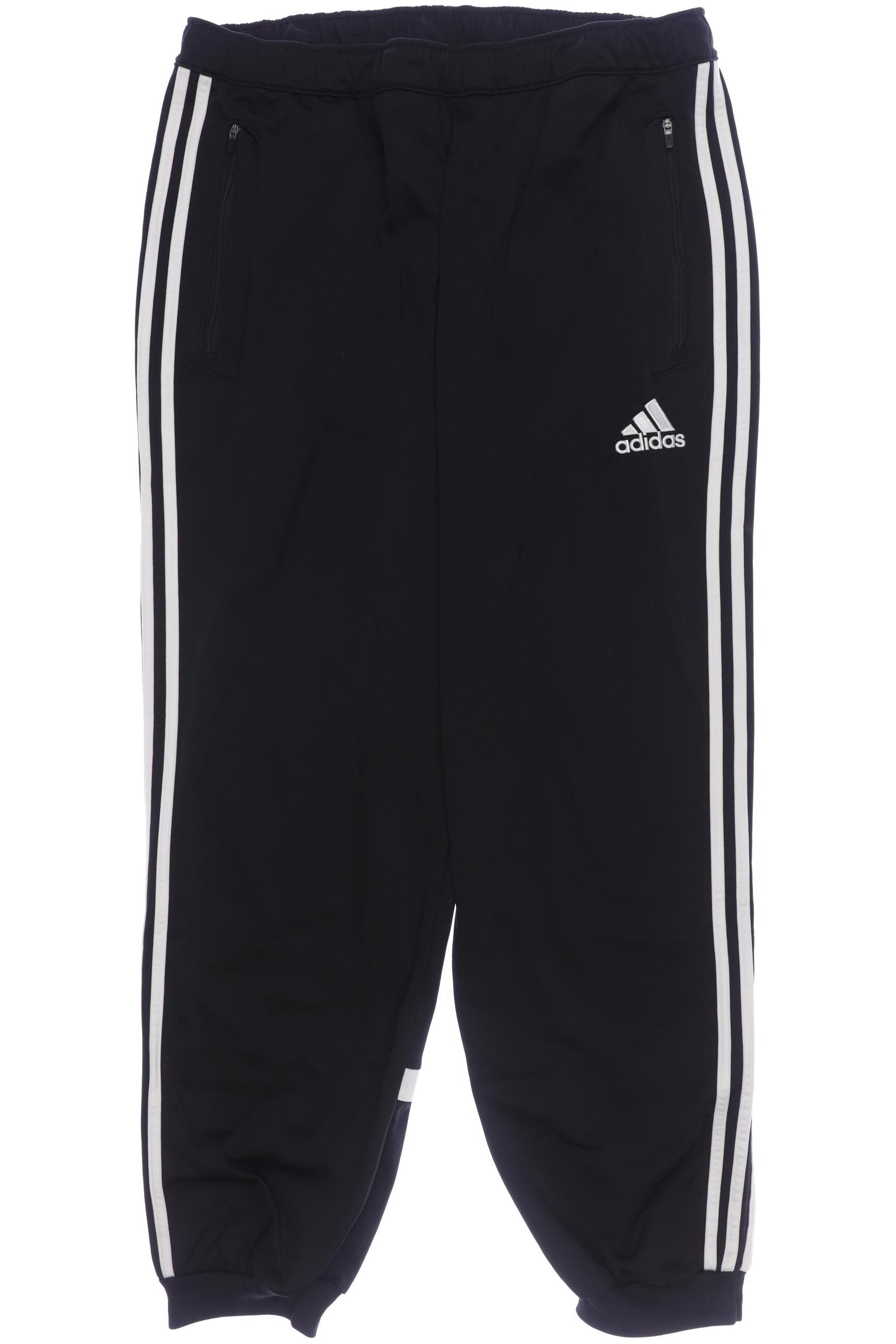 

adidas Herren Stoffhose, schwarz, Gr. 0