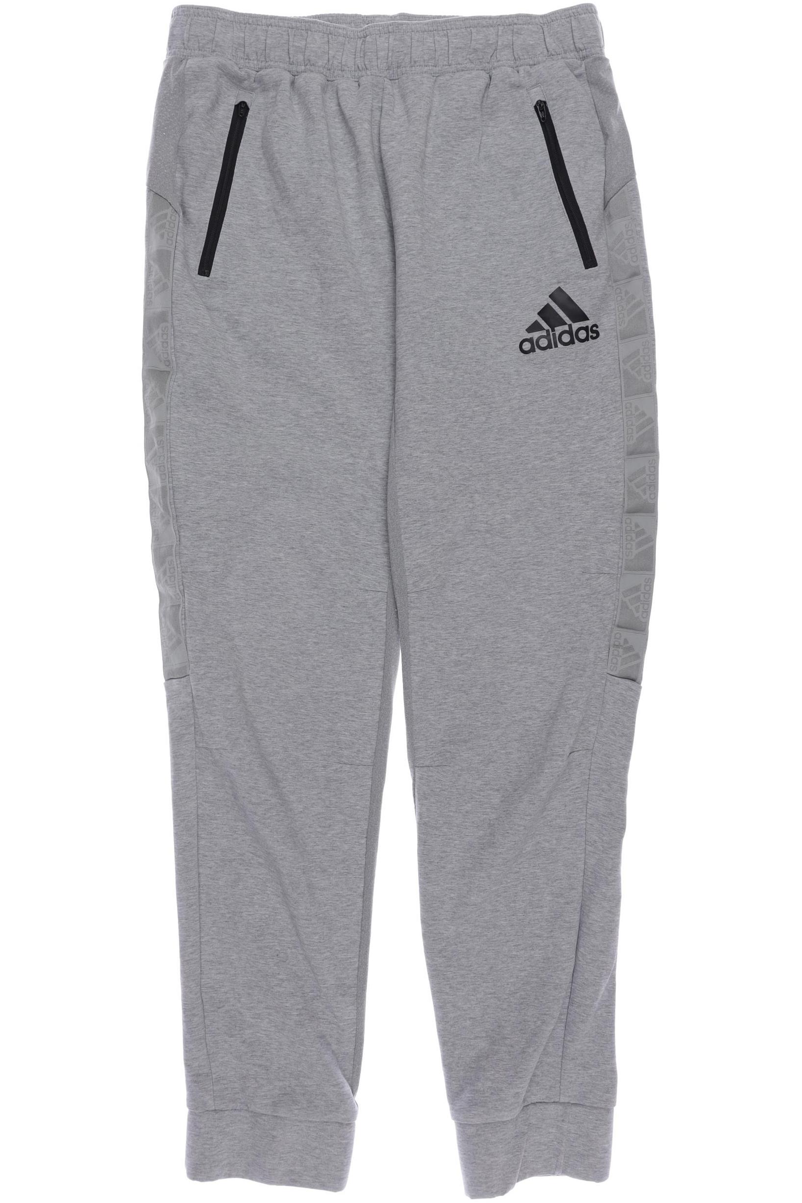 

adidas Herren Stoffhose, grau, Gr. 0