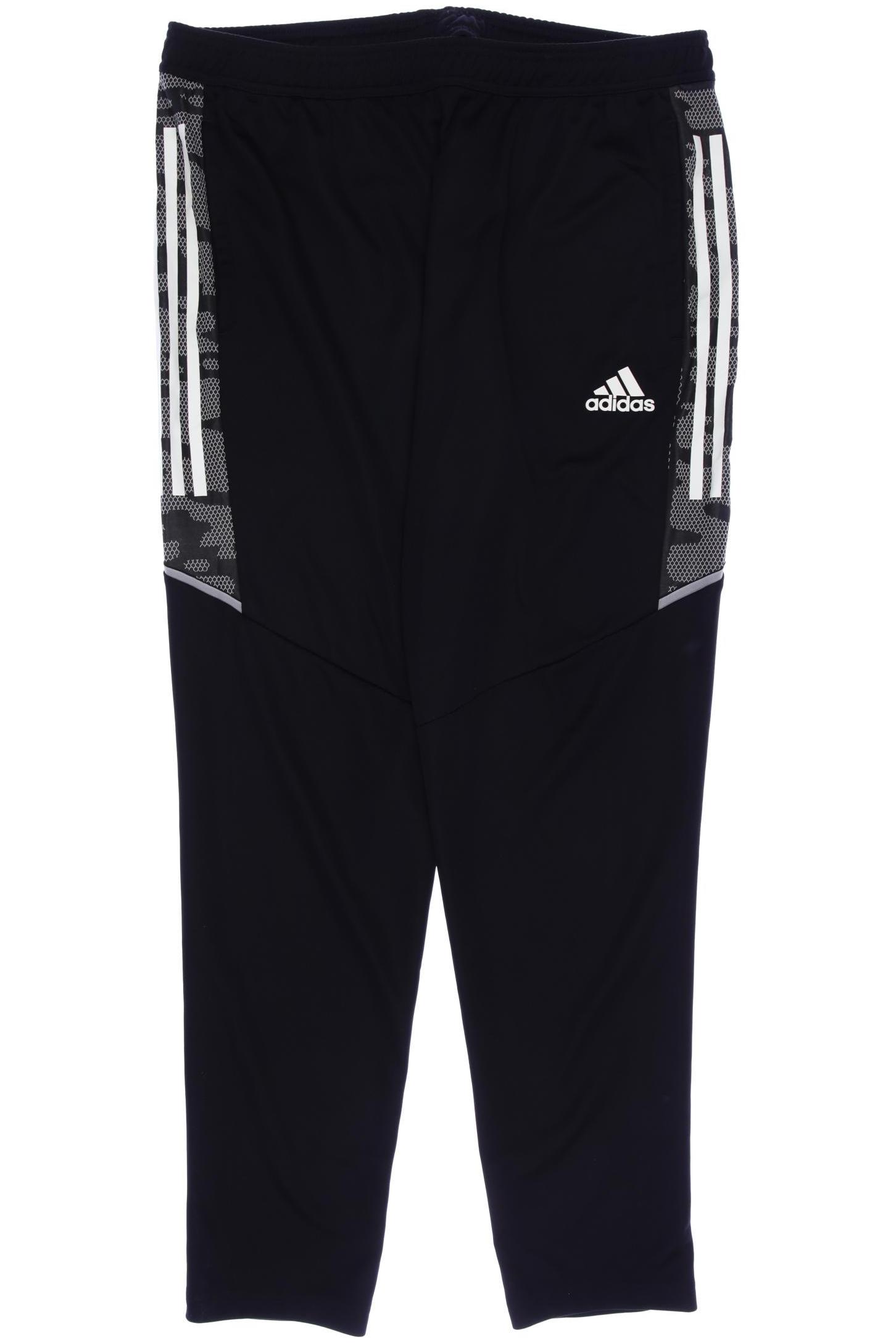 

adidas Herren Stoffhose, schwarz, Gr. 0