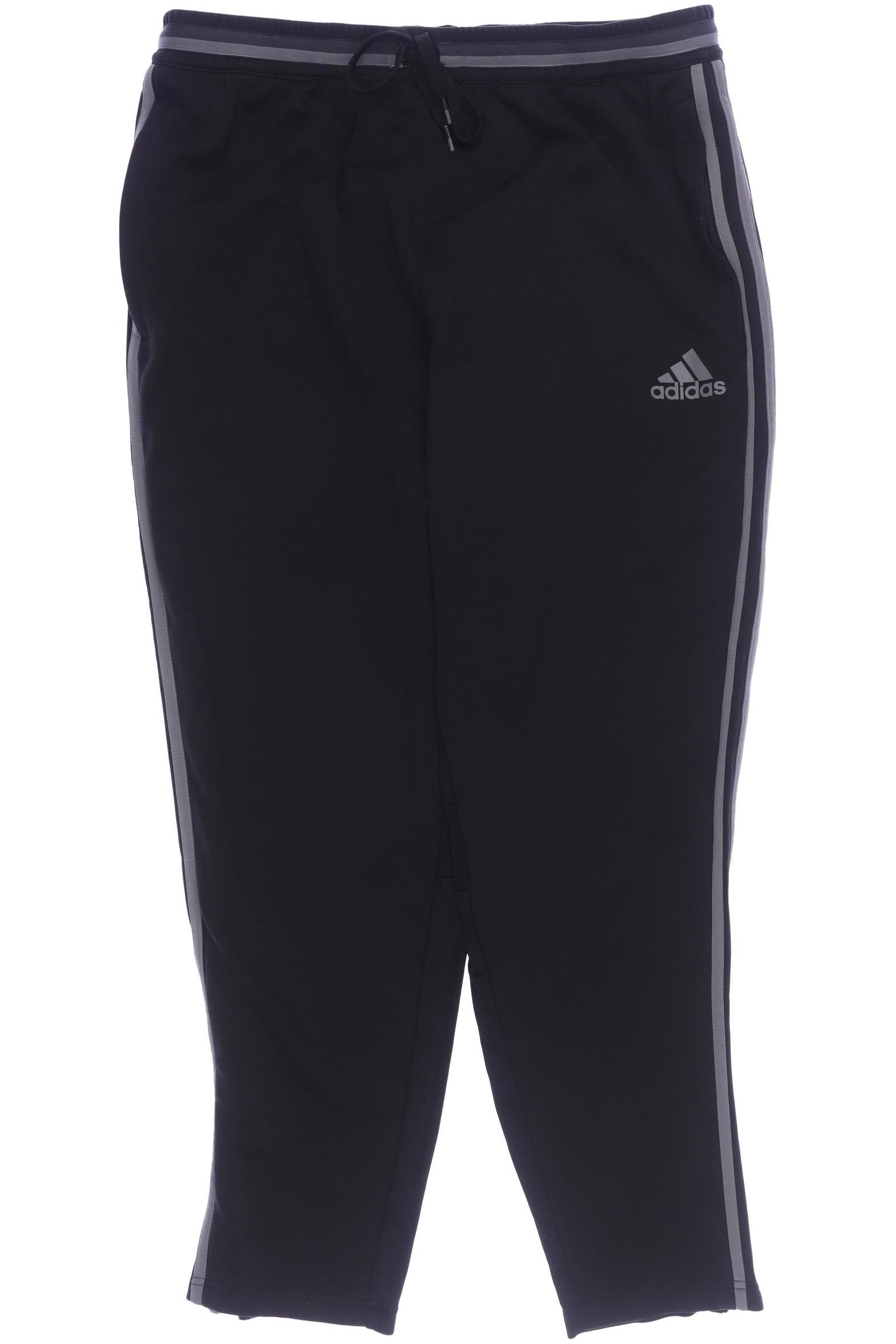 

adidas Herren Stoffhose, schwarz, Gr. 0