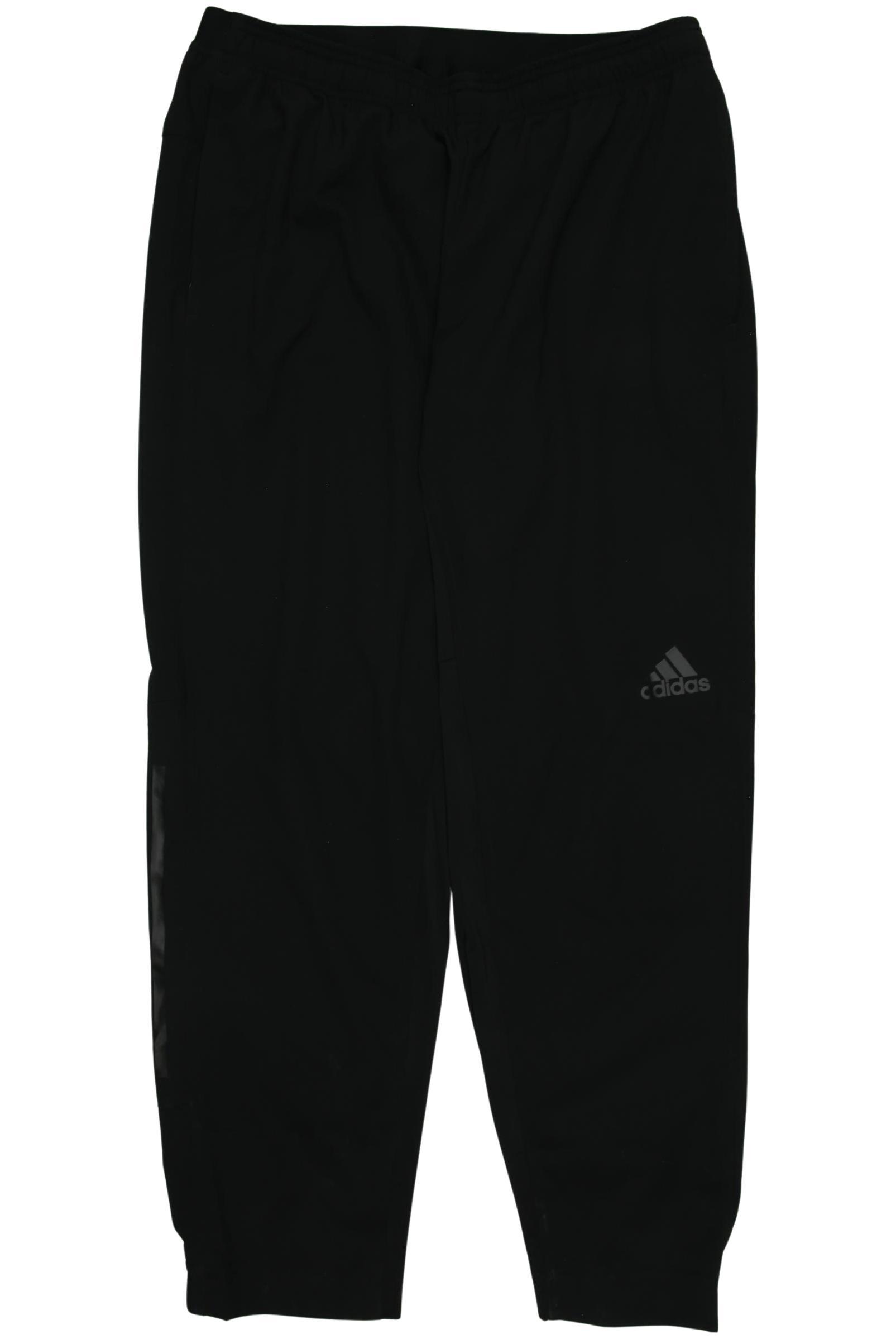 

adidas Herren Stoffhose, schwarz, Gr. 0