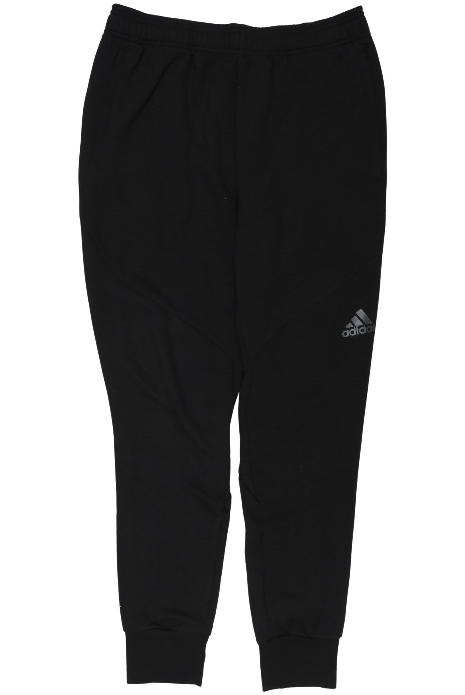 

adidas Herren Stoffhose, schwarz, Gr. 0