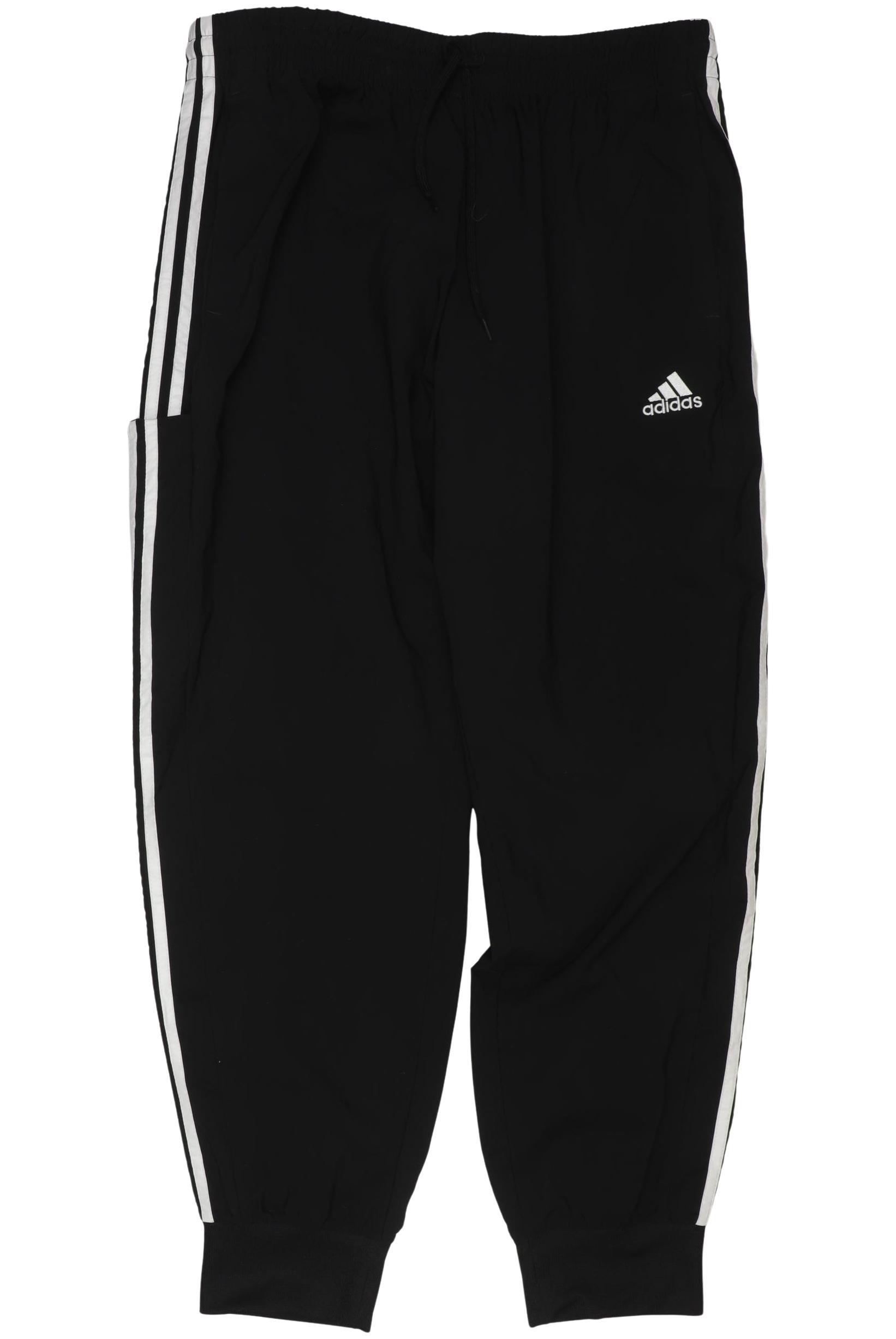 

adidas Herren Stoffhose, schwarz, Gr. 0