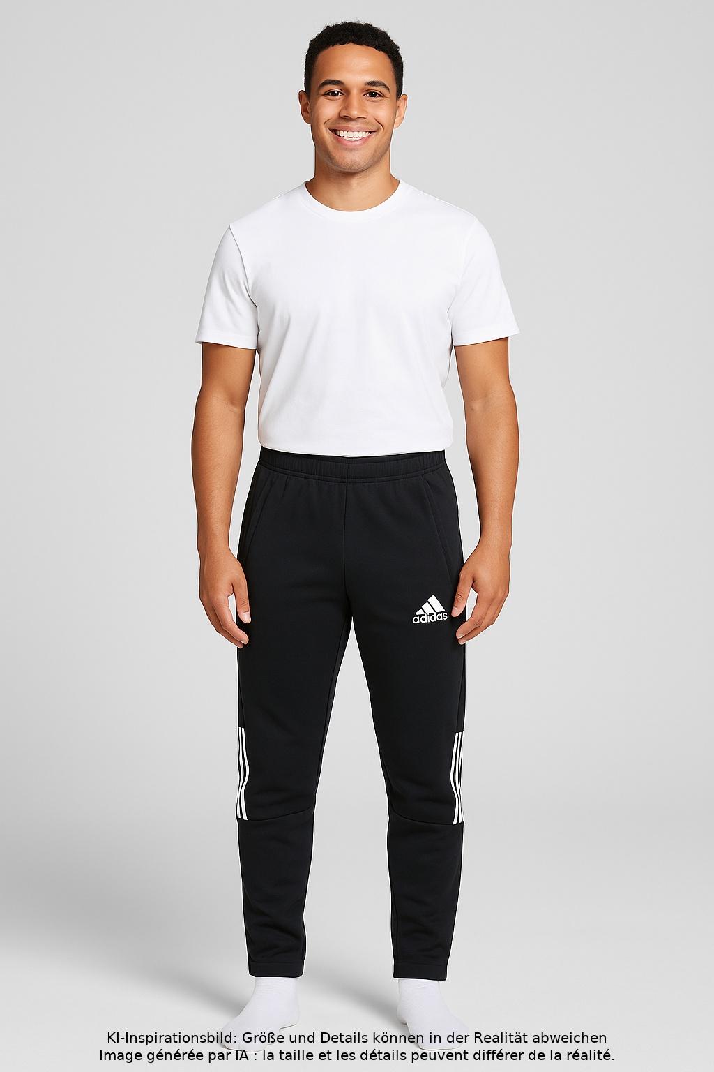 

adidas Herren Stoffhose, schwarz, Gr. 0
