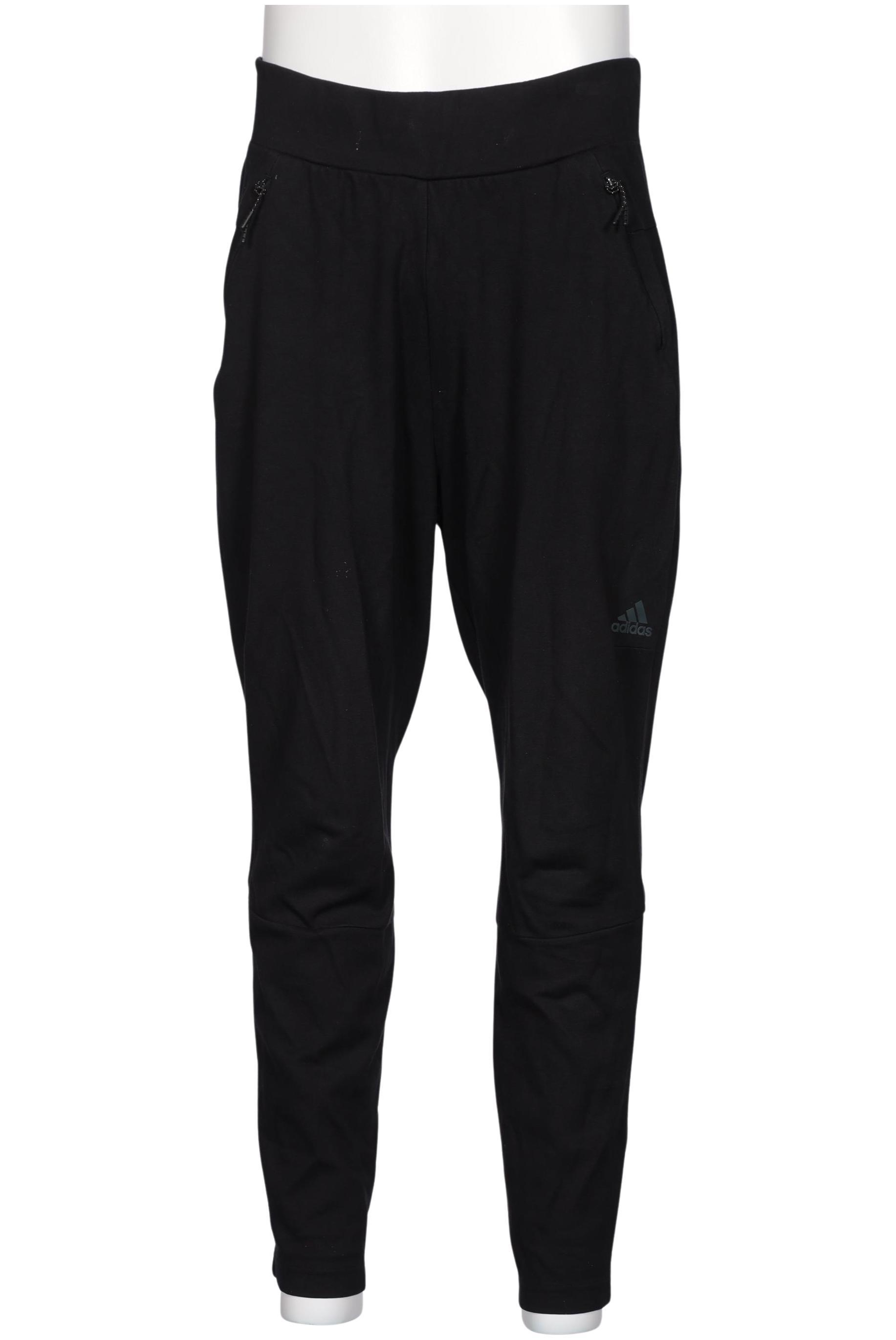 

adidas Herren Stoffhose, schwarz, Gr. 0