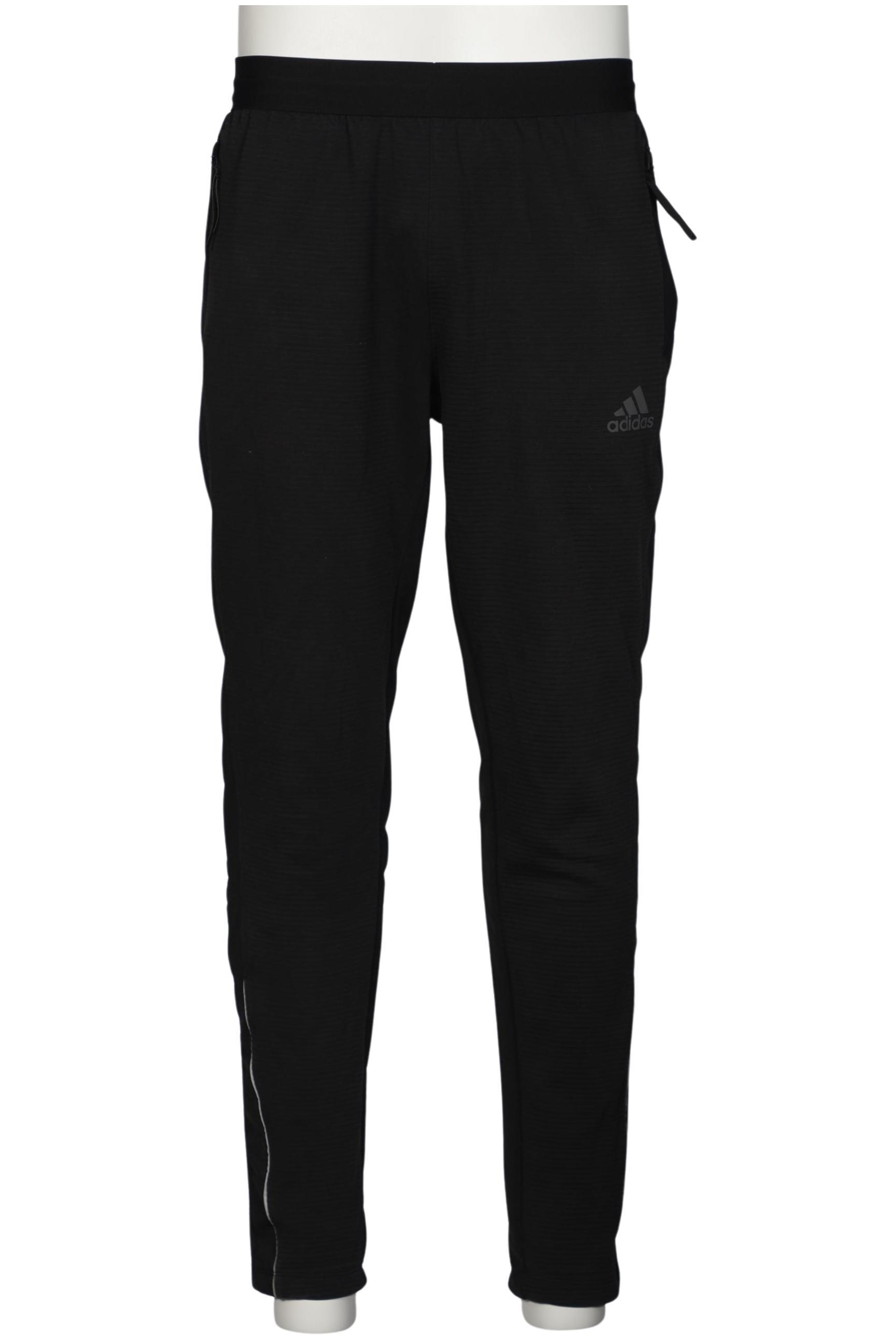 

adidas Herren Stoffhose, schwarz, Gr. 0