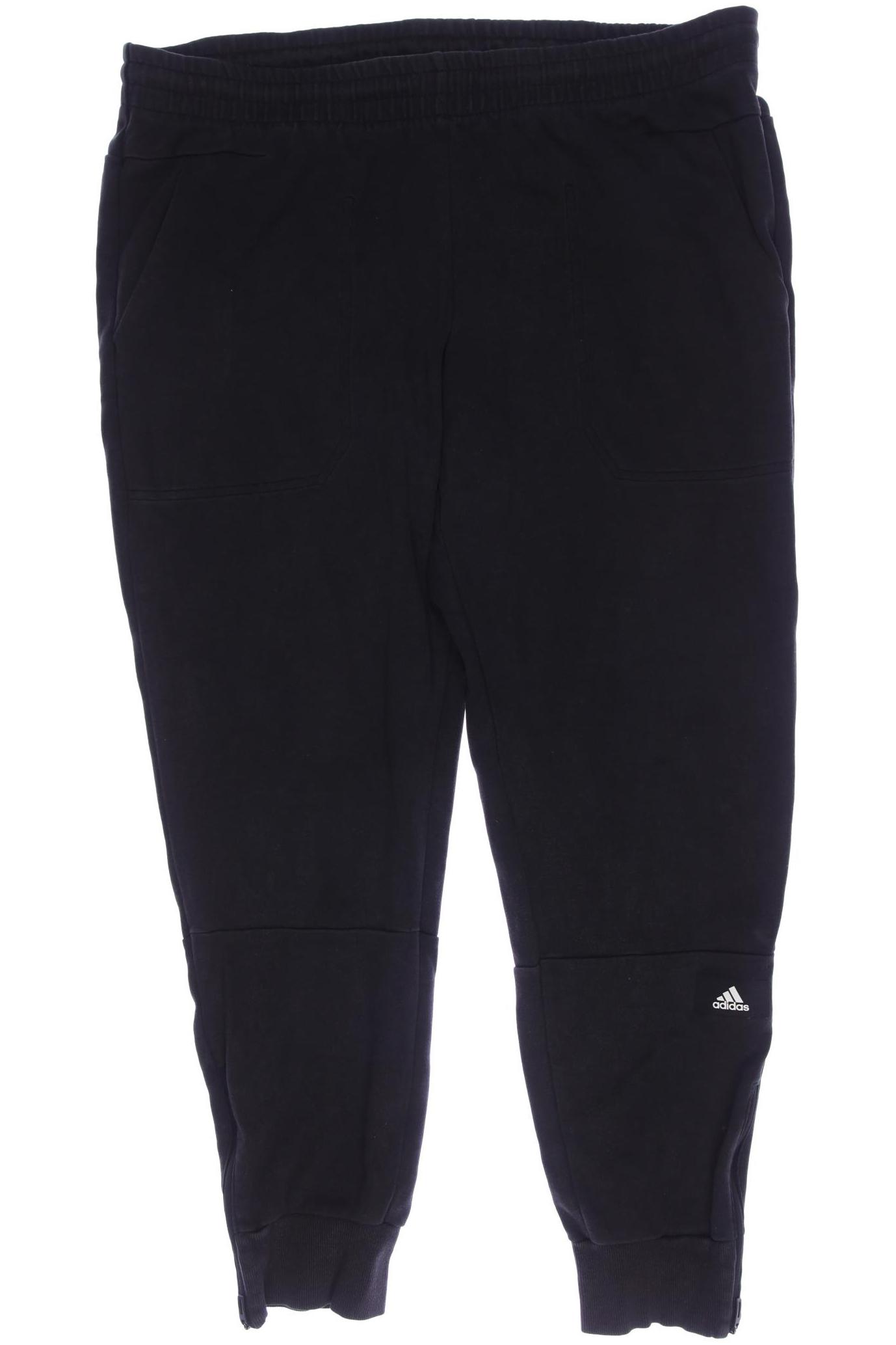 

adidas Herren Stoffhose, schwarz, Gr. 0