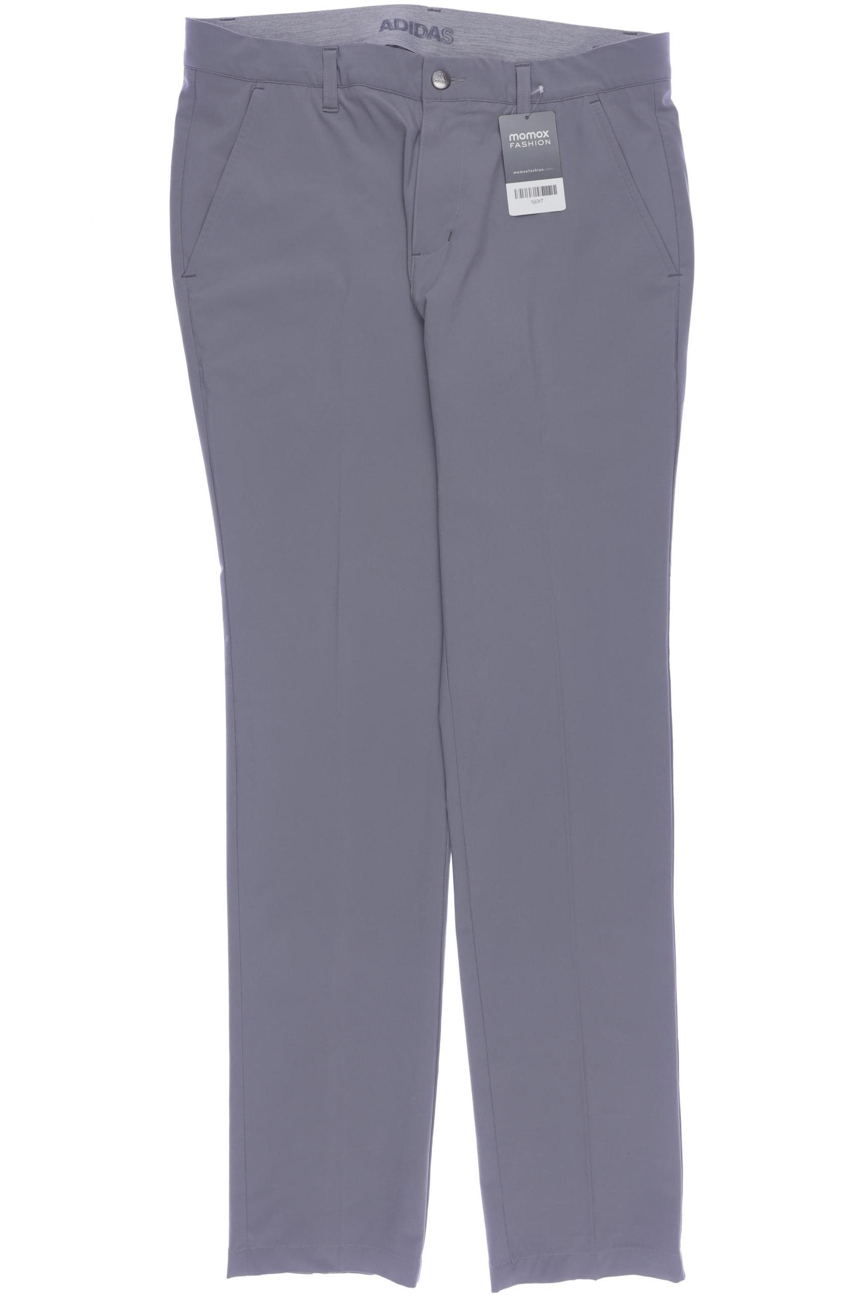 

adidas Herren Stoffhose, grau, Gr. 32