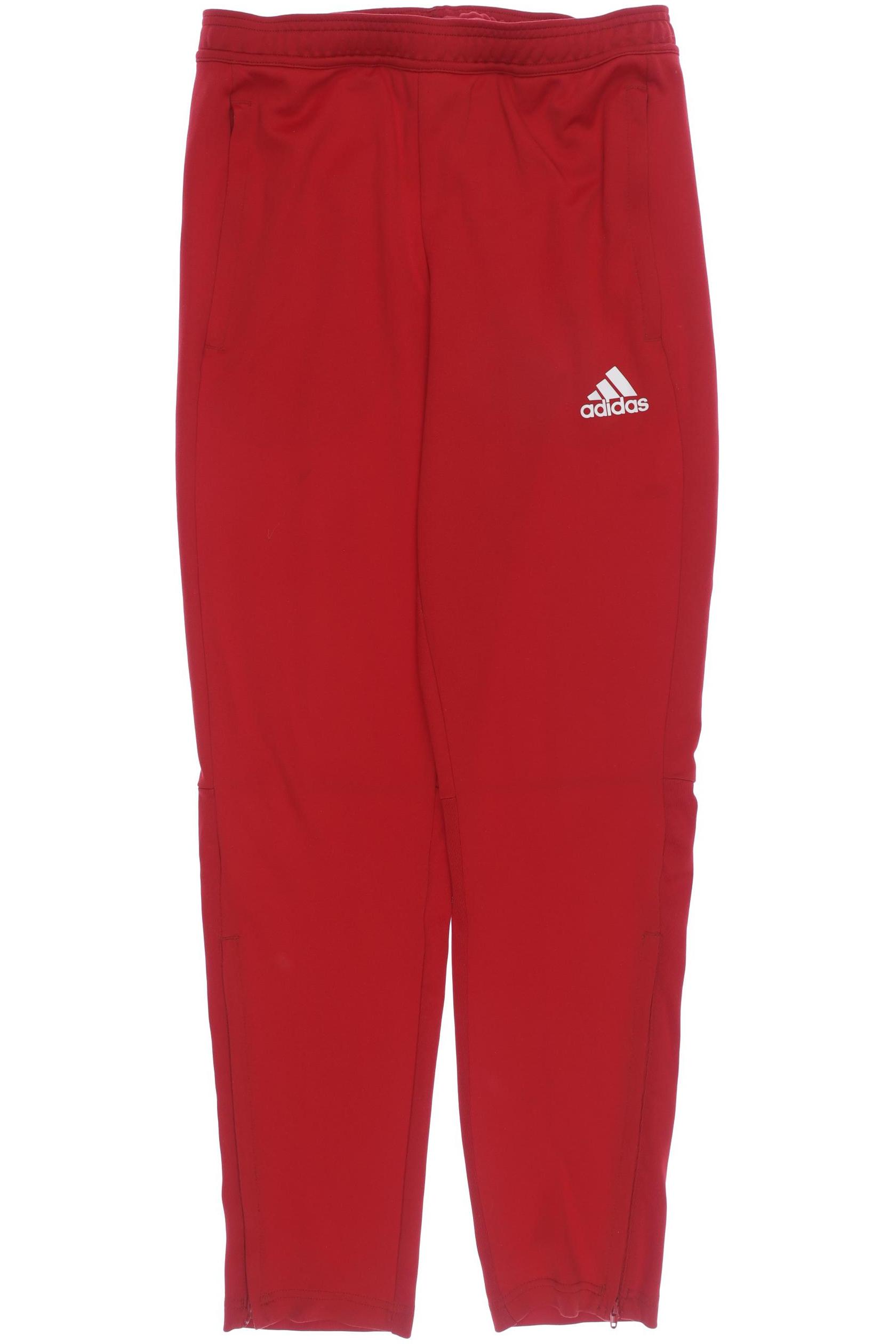 

adidas Herren Stoffhose, rot, Gr. 0