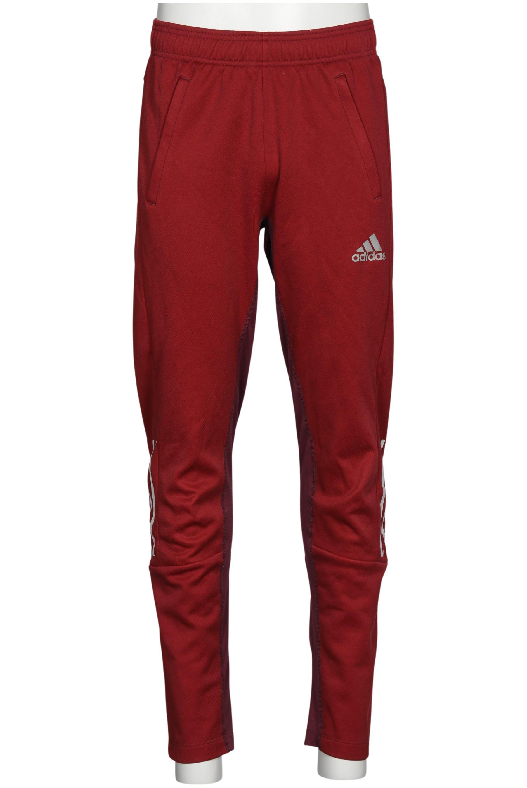 

adidas Herren Stoffhose, rot, Gr. 0