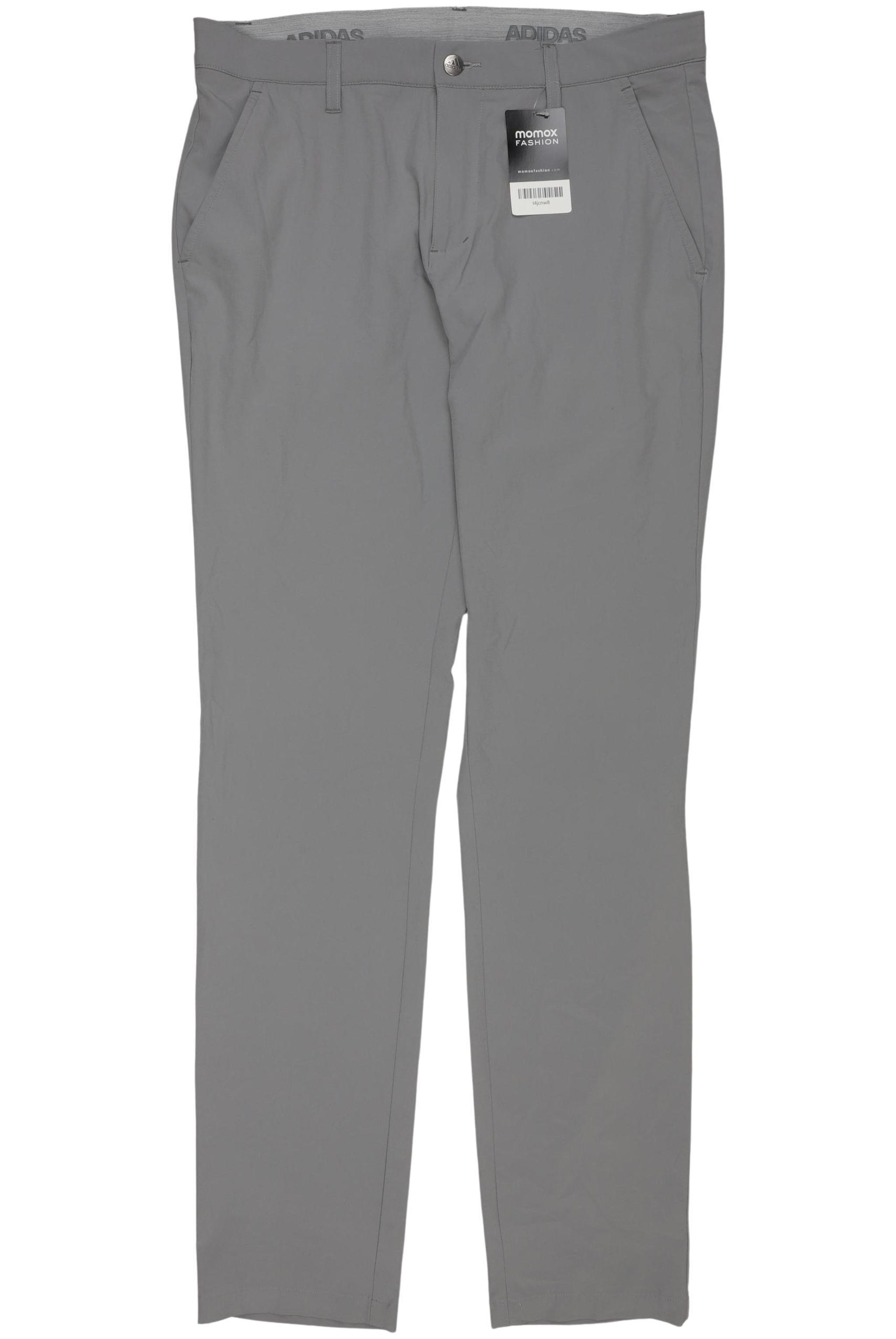 

adidas Herren Stoffhose, grau, Gr. 32