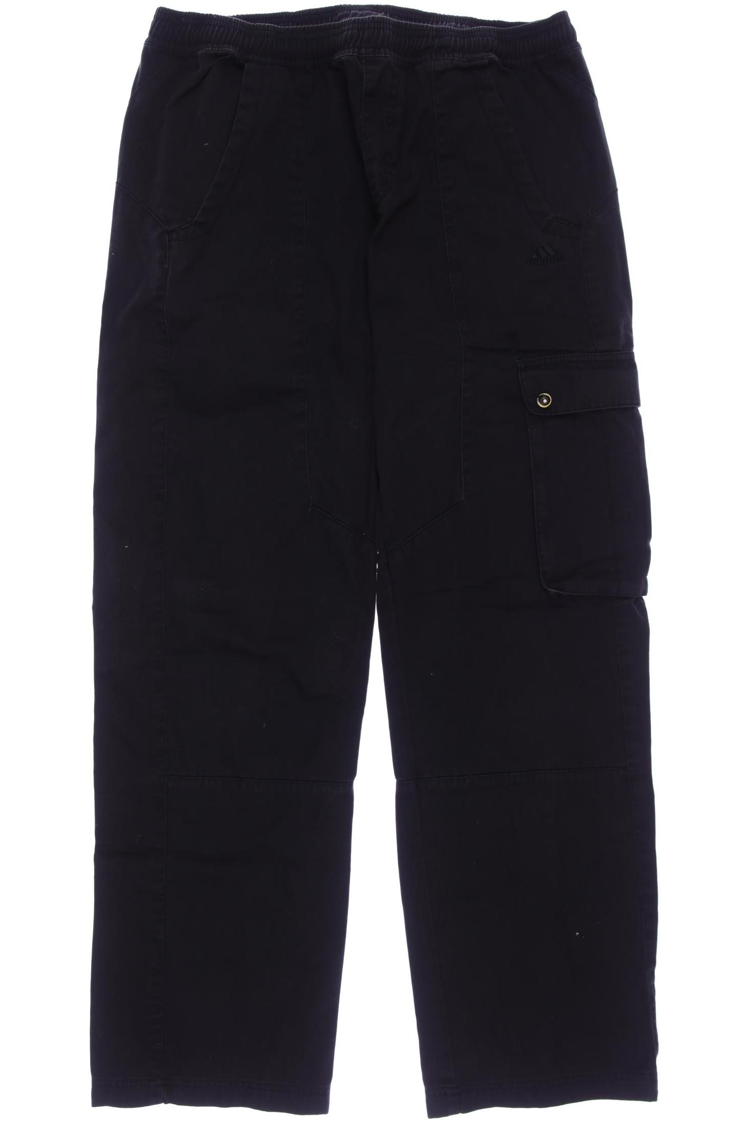 

adidas Herren Stoffhose, schwarz, Gr. 0
