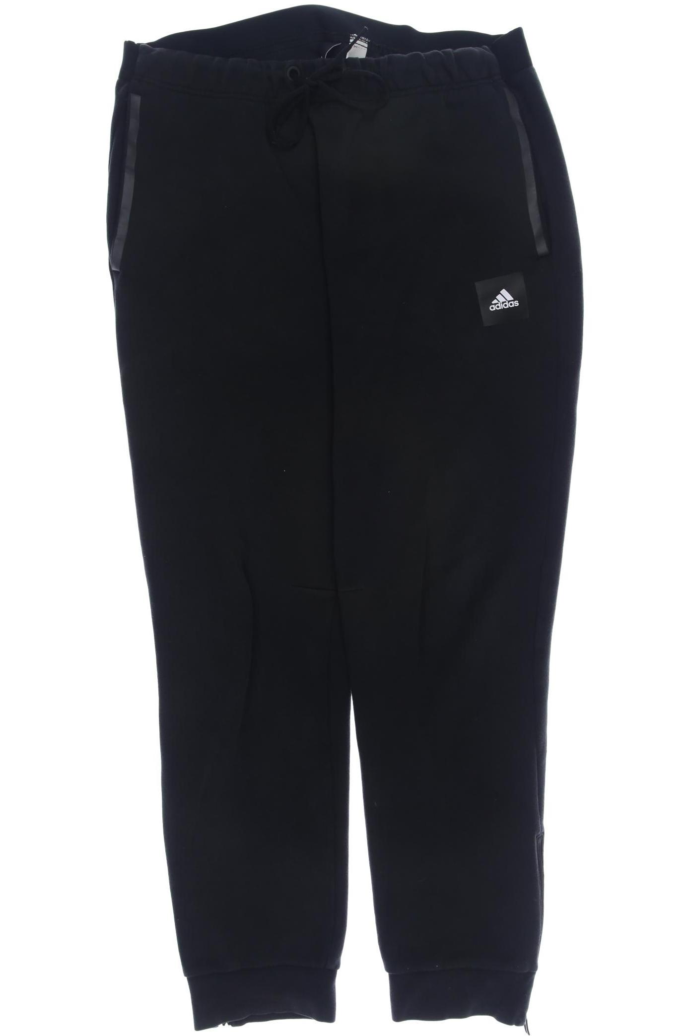 

adidas Herren Stoffhose, schwarz, Gr. 0