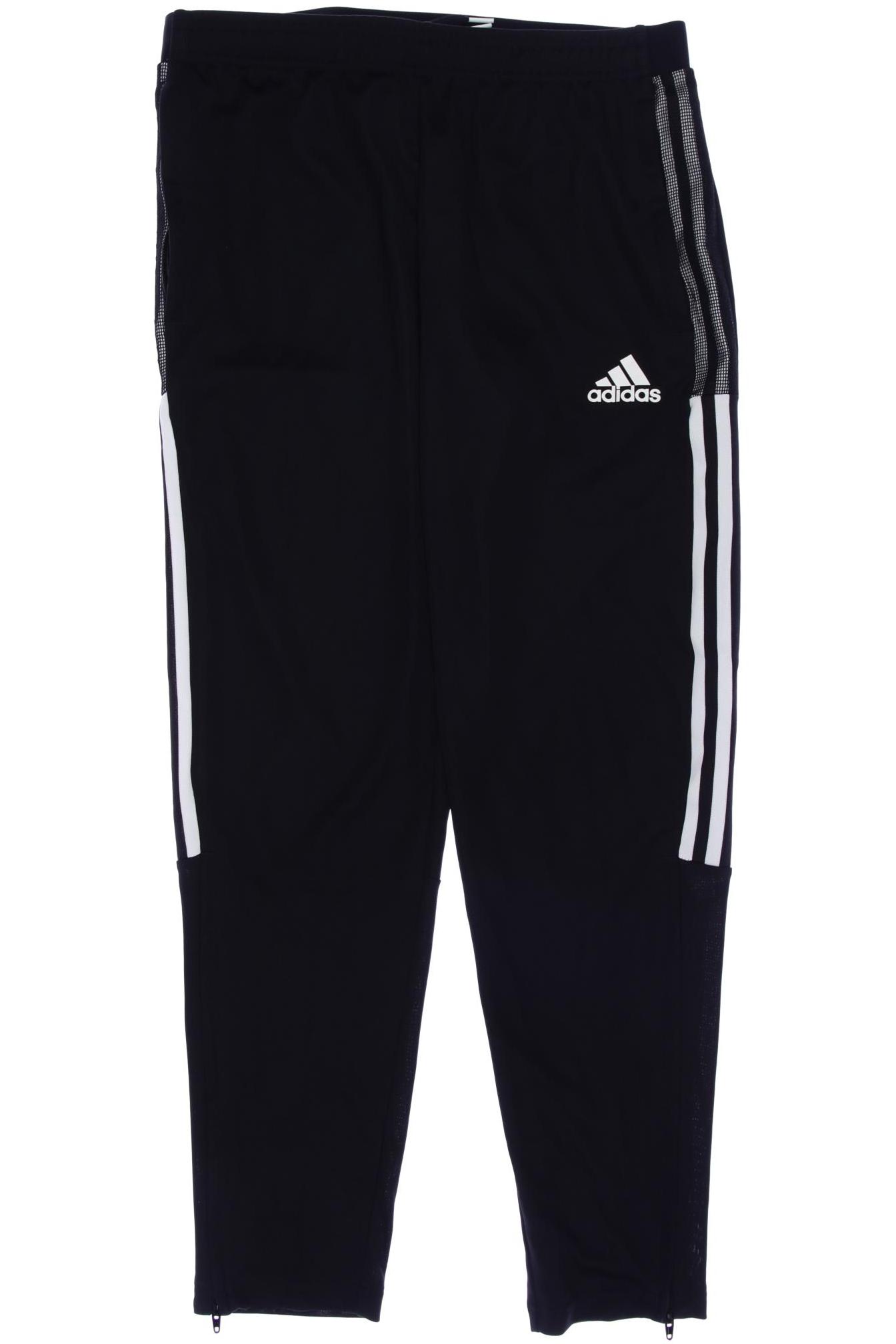 

adidas Herren Stoffhose, schwarz, Gr. 0