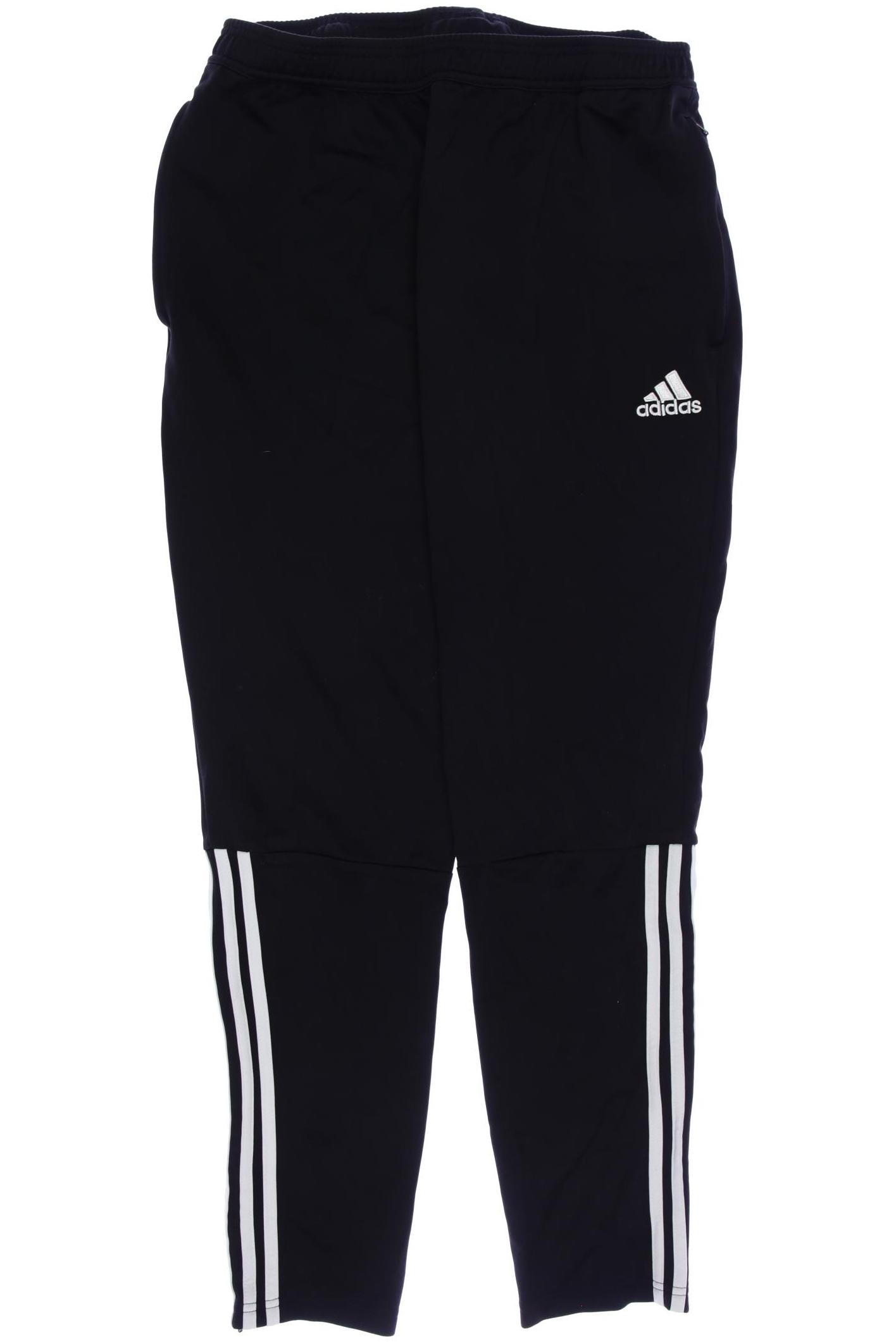 

adidas Herren Stoffhose, schwarz, Gr. 0