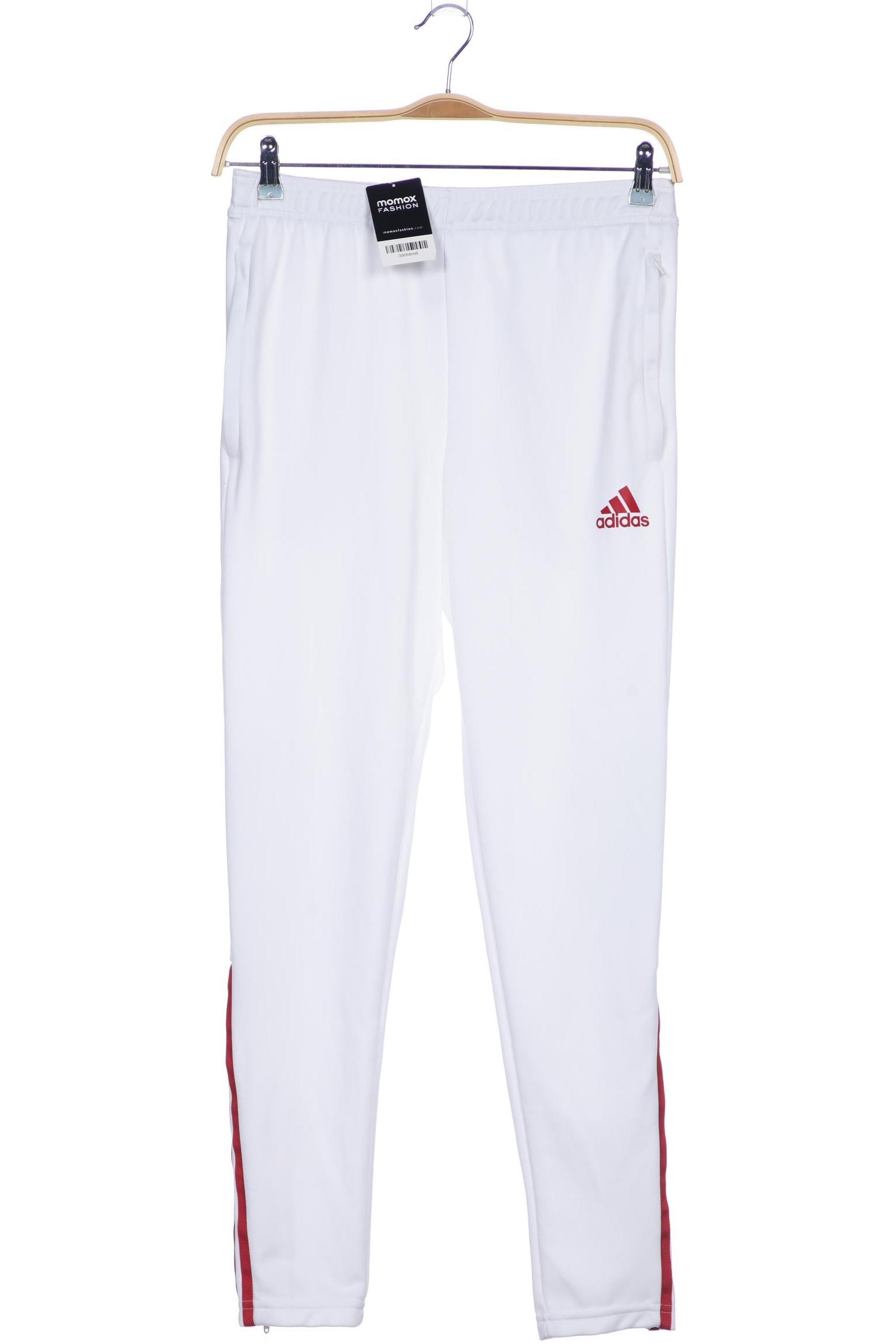 

adidas Herren Stoffhose, weiß, Gr. 0