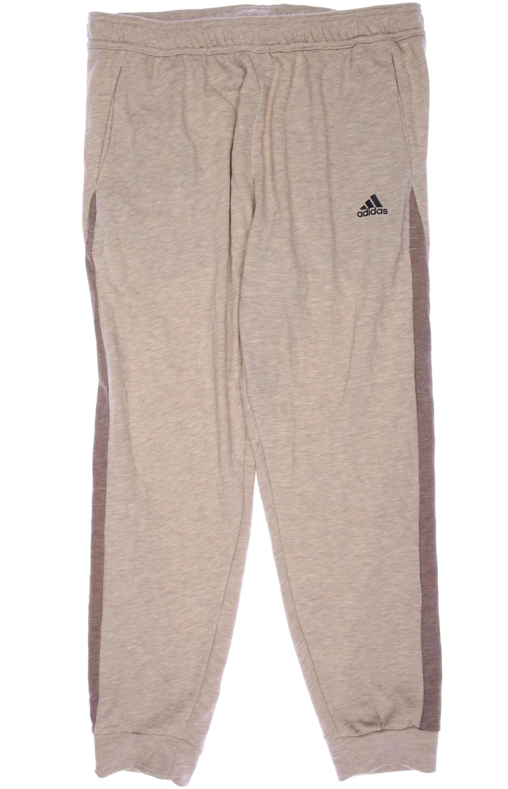 

adidas Herren Stoffhose, beige, Gr. 0