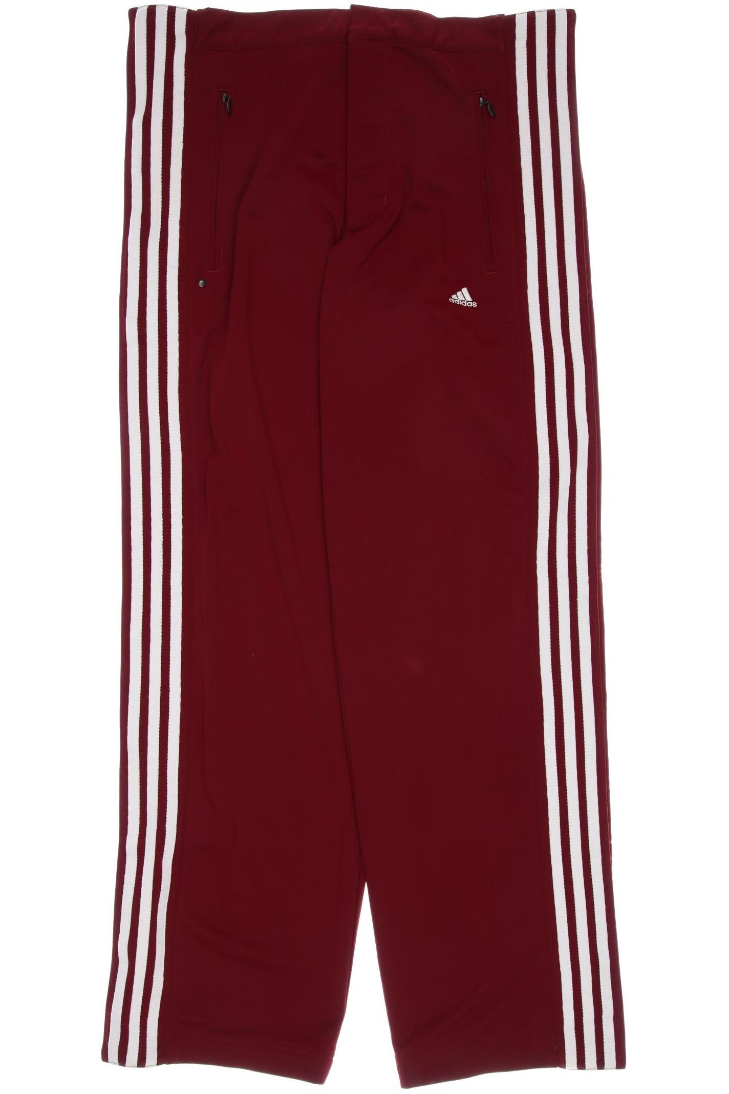 

adidas Herren Stoffhose, bordeaux, Gr. 0