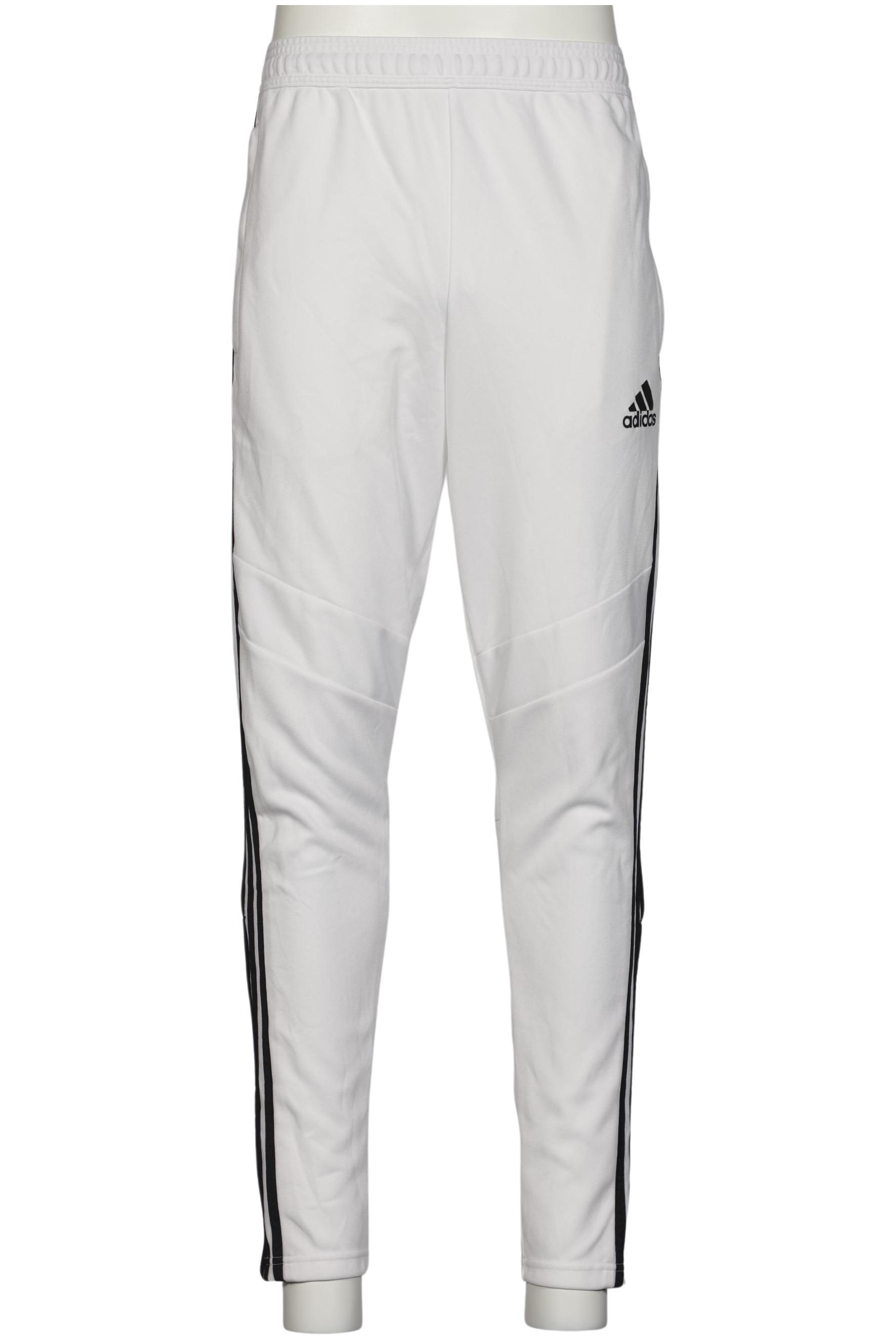 

adidas Herren Stoffhose, weiß, Gr. 0