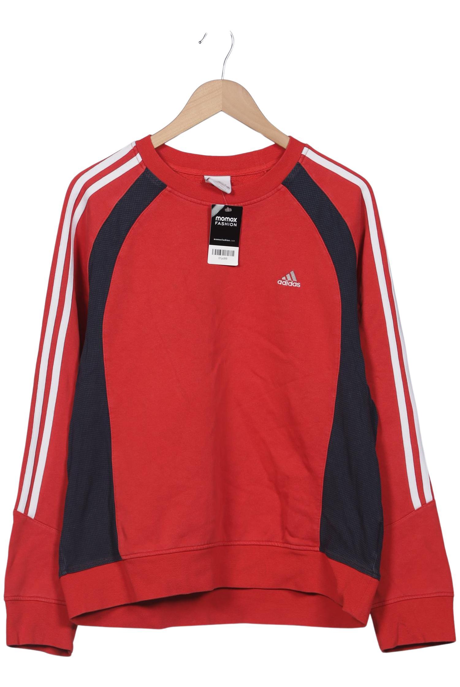

adidas Herren Sweatshirt, rot, Gr. 52