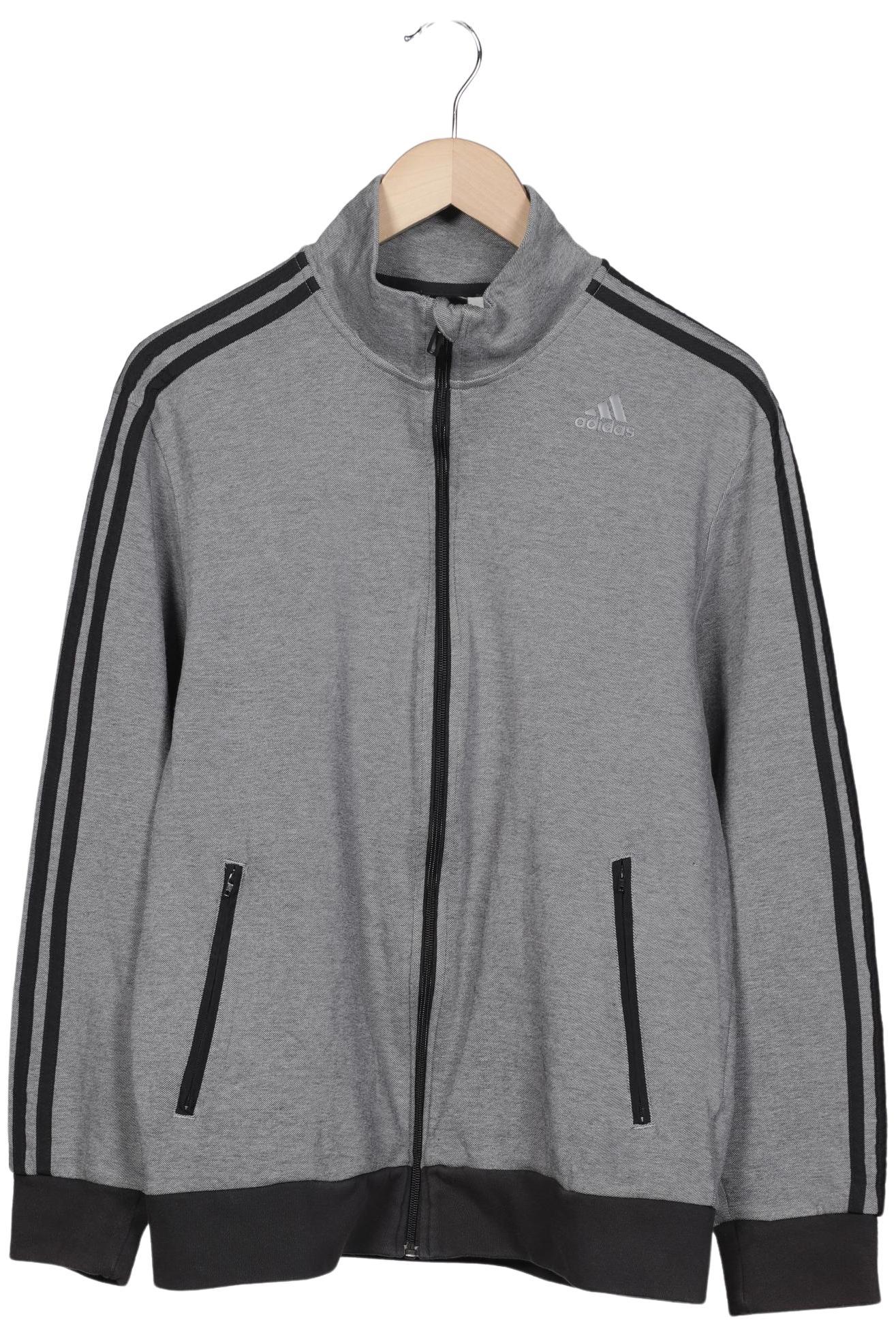 

adidas Herren Sweatshirt, grau, Gr. 52