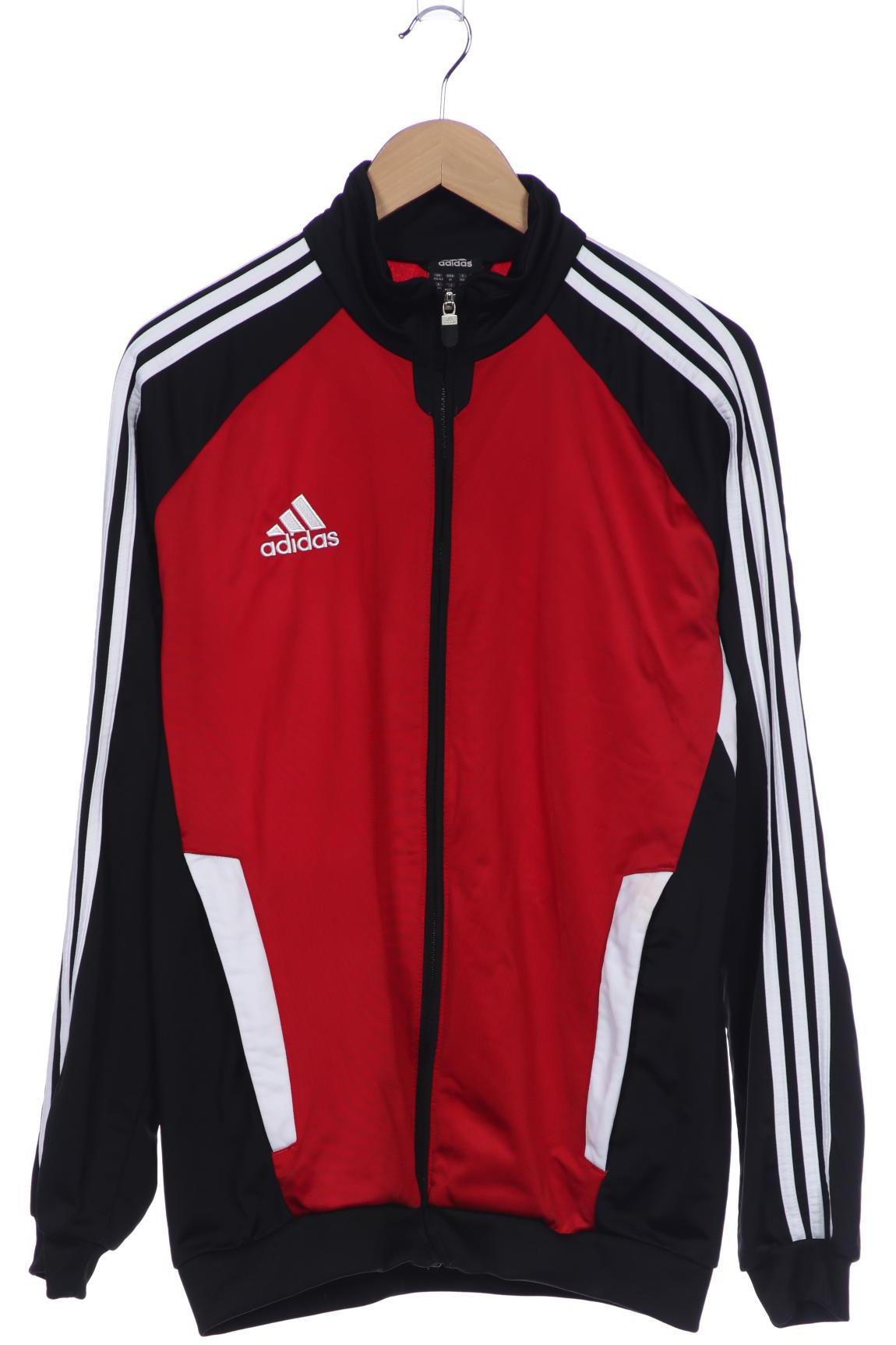 

adidas Herren Sweatshirt, rot, Gr. 48