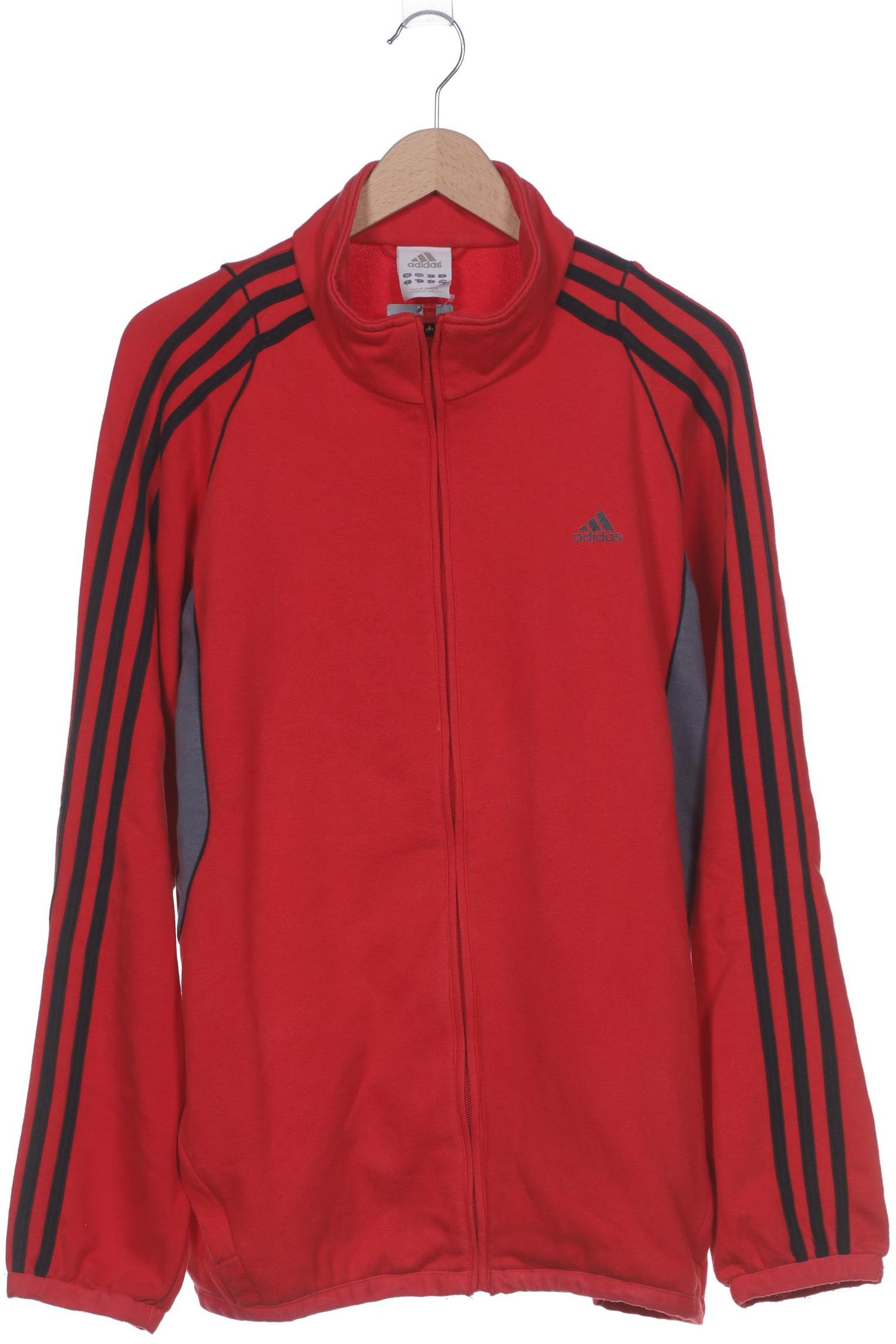 

adidas Herren Sweatshirt, rot, Gr. 52