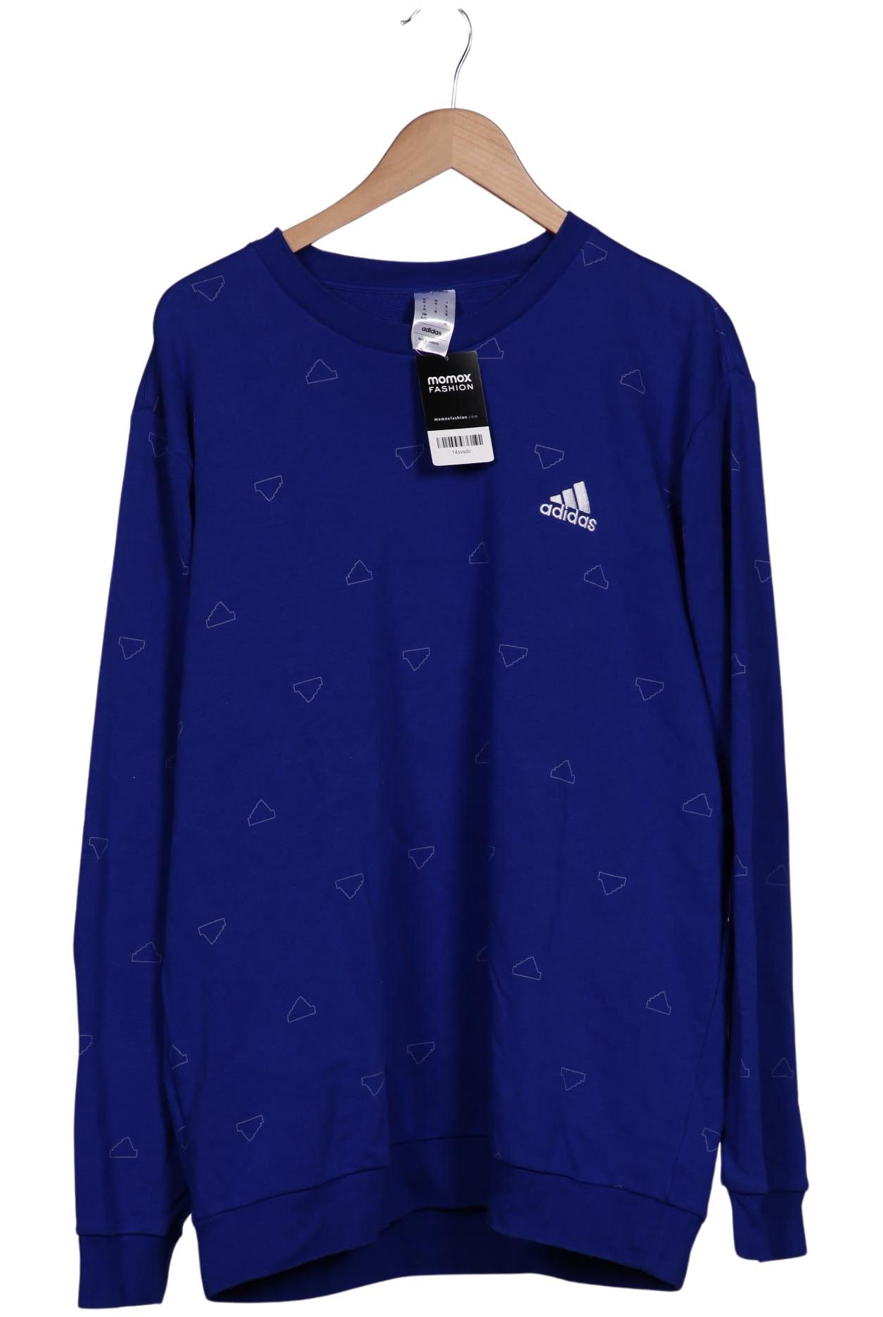 

adidas Herren Sweatshirt, blau, Gr. 54