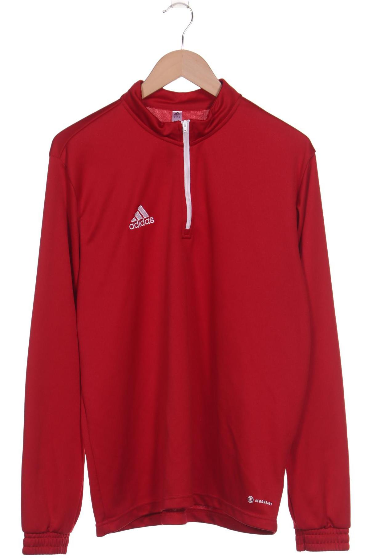 

adidas Herren Sweatshirt, rot, Gr. 54