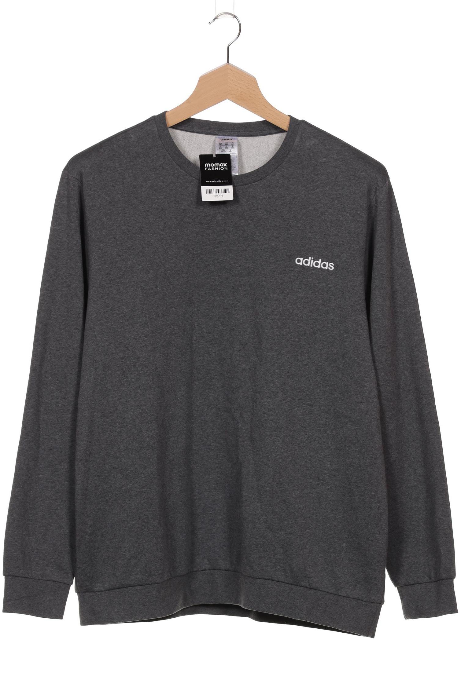 

adidas Herren Sweatshirt, grau, Gr. 56