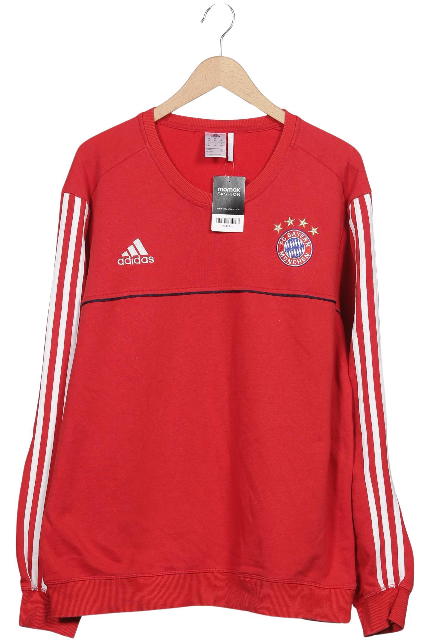 

adidas Herren Sweatshirt, rot, Gr. 56